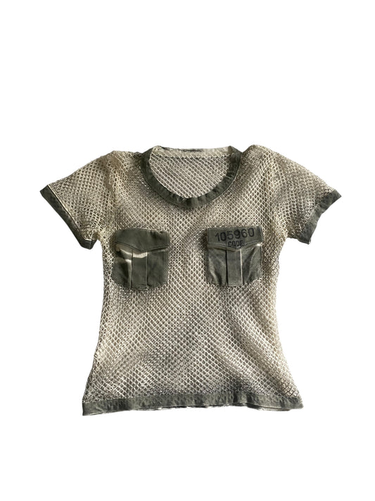 ✨ Top Y2K Transparent pentru Femei – Mărime M