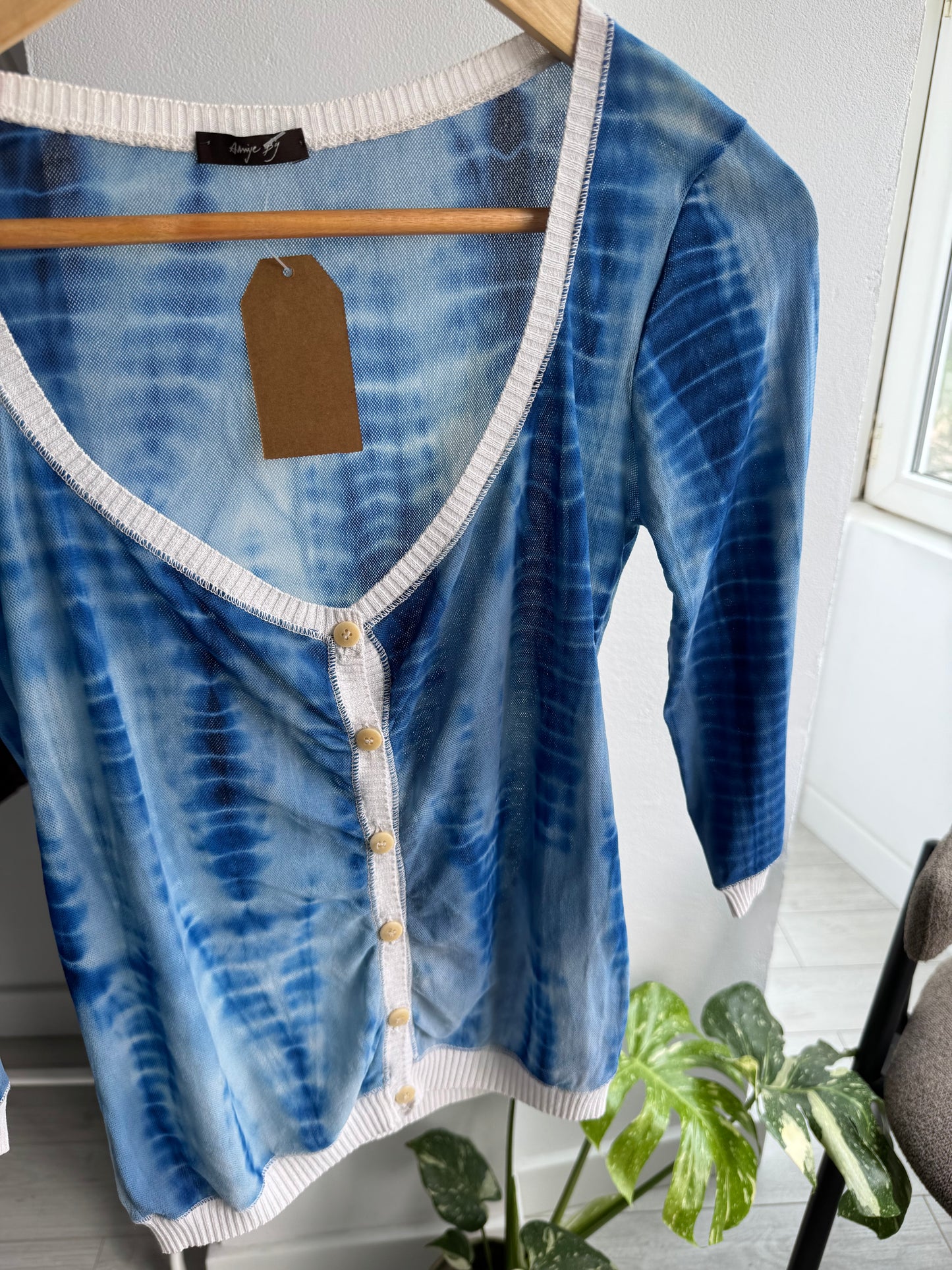 ☀️ Top Y2K Mesh – XS/S Damă – Made in Italy