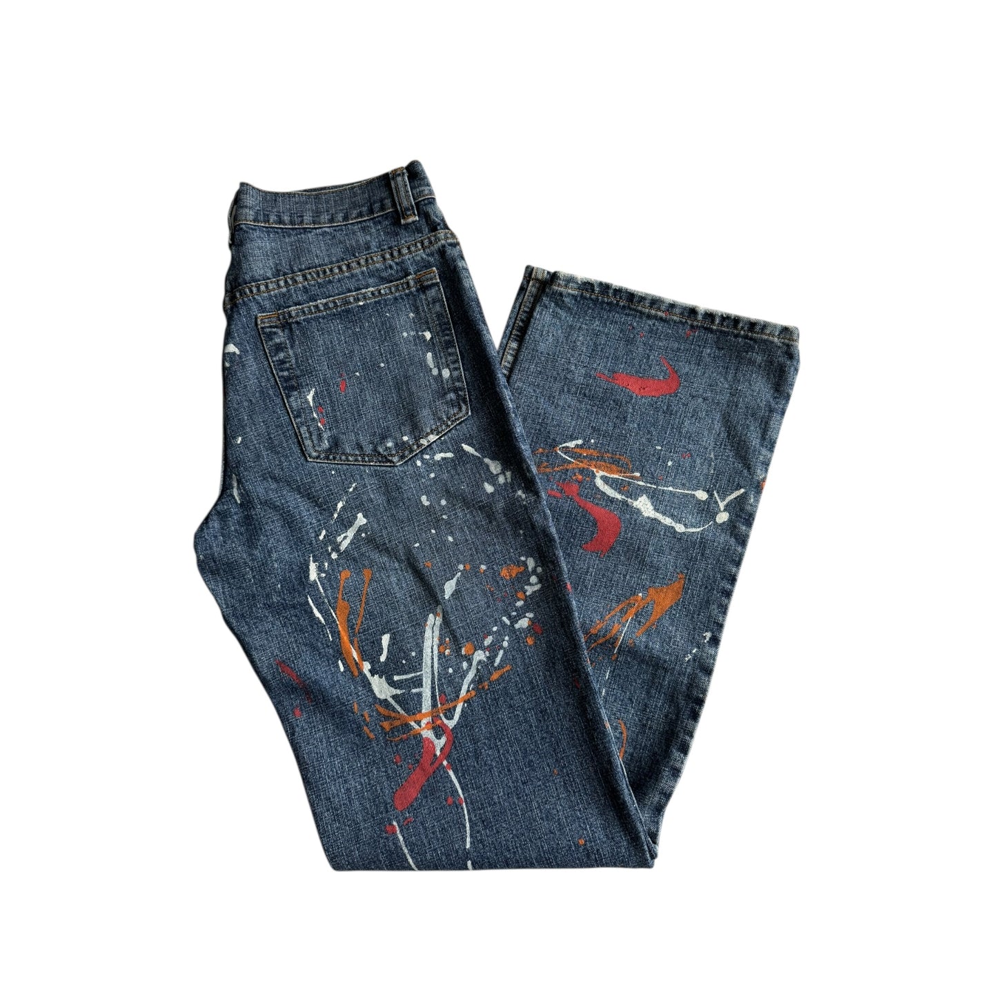 🎨 Blugi Y2K Painter – Relaxed Fit – US 29