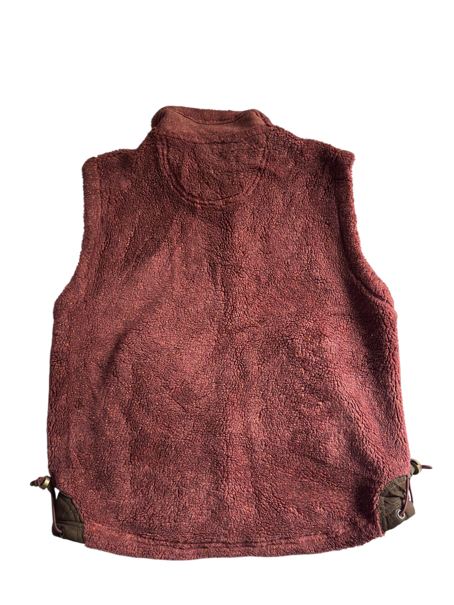 🥾 Vintage Sherpa Fleece Vest – Made in Canada – Men’s S