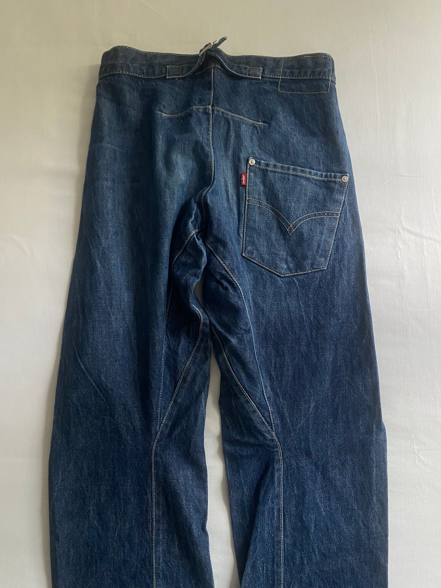 👖 Y2K Levi’s Engineered Jeans Line Buckle Back Baggy Jeans