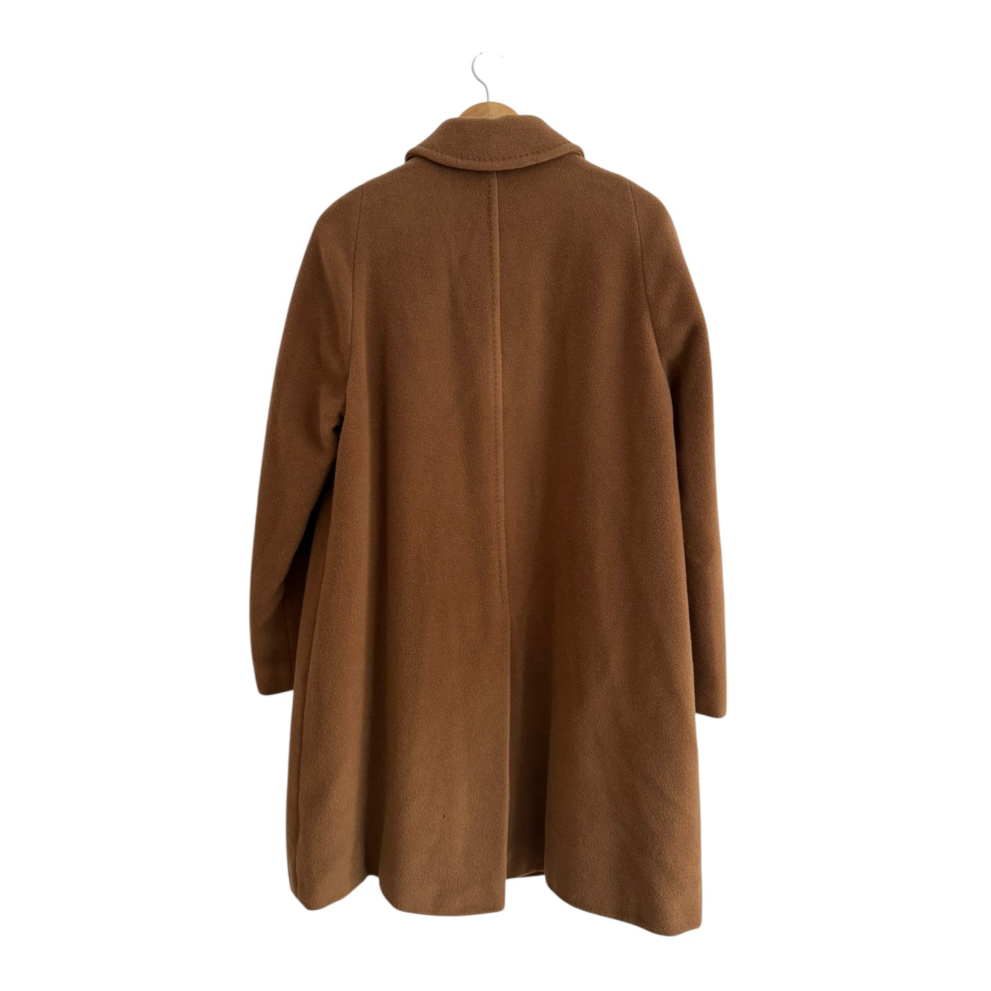 🐫 Palton Vintage Camel din Lână Virgină – EU 39 (M Damă)