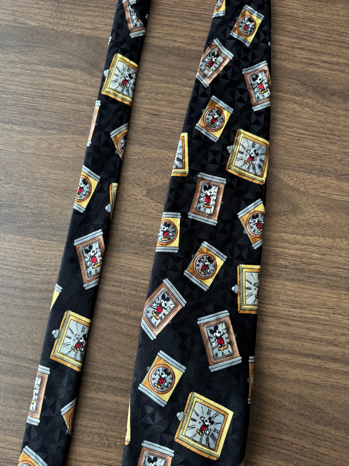 🖼️ Cravată Mickey Mouse Disney Printed Vintage | Mătase Naturală | Made in Italy