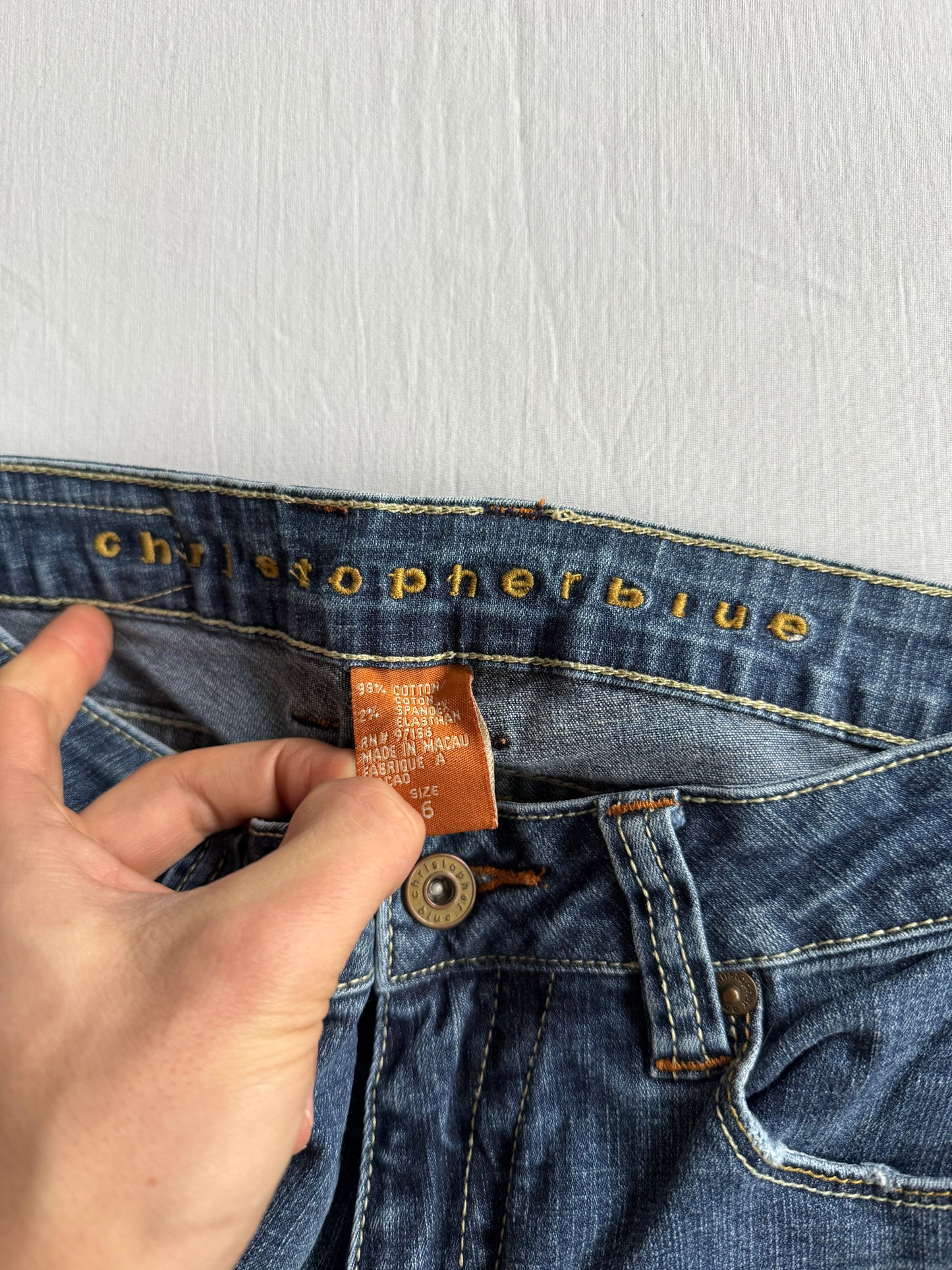 👖 Blugi Y2K Bootcut – Mărime US 6 / EU 36