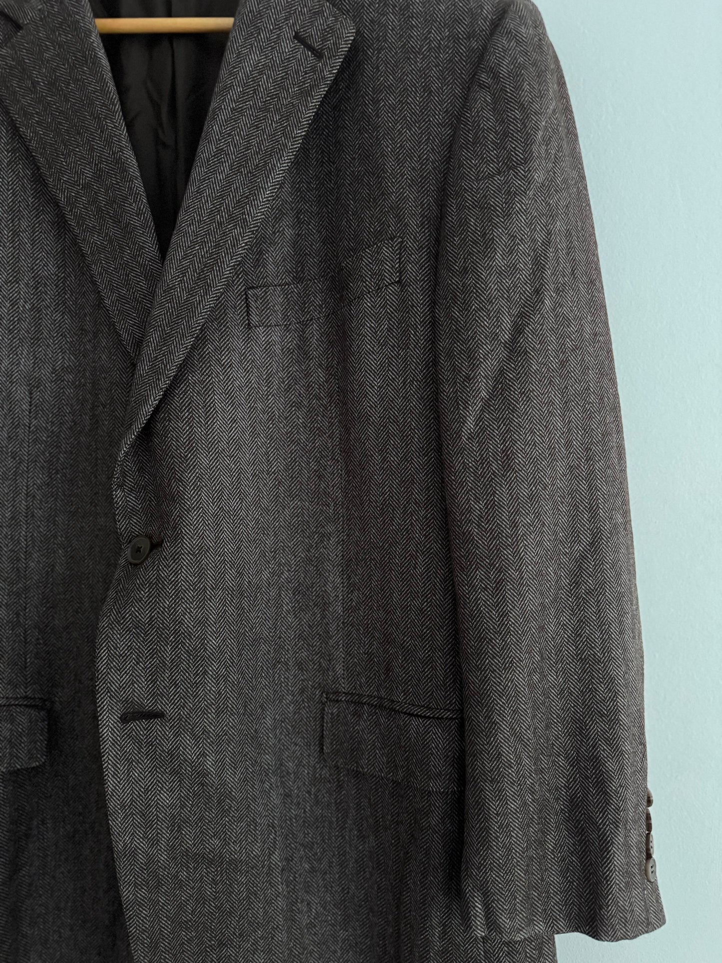 🧥 Sacou Vintage Ermenegildo Zegna – Cașmir & Mătase – Made in Italy – Mărime 58 (Oversized Fit)