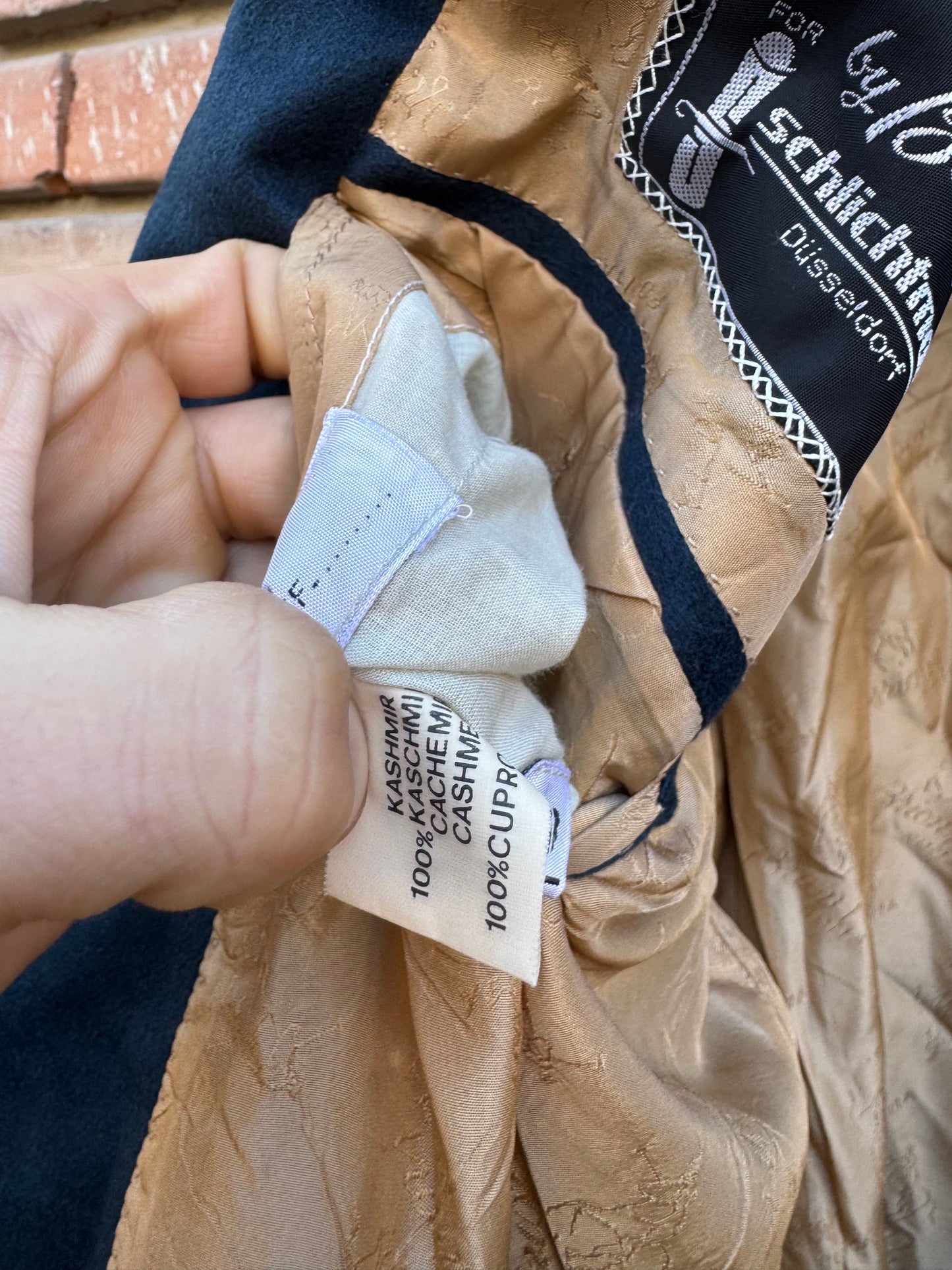 🎩 Blazer Vintage Brioni din Cașmir Light Navy – IT 60