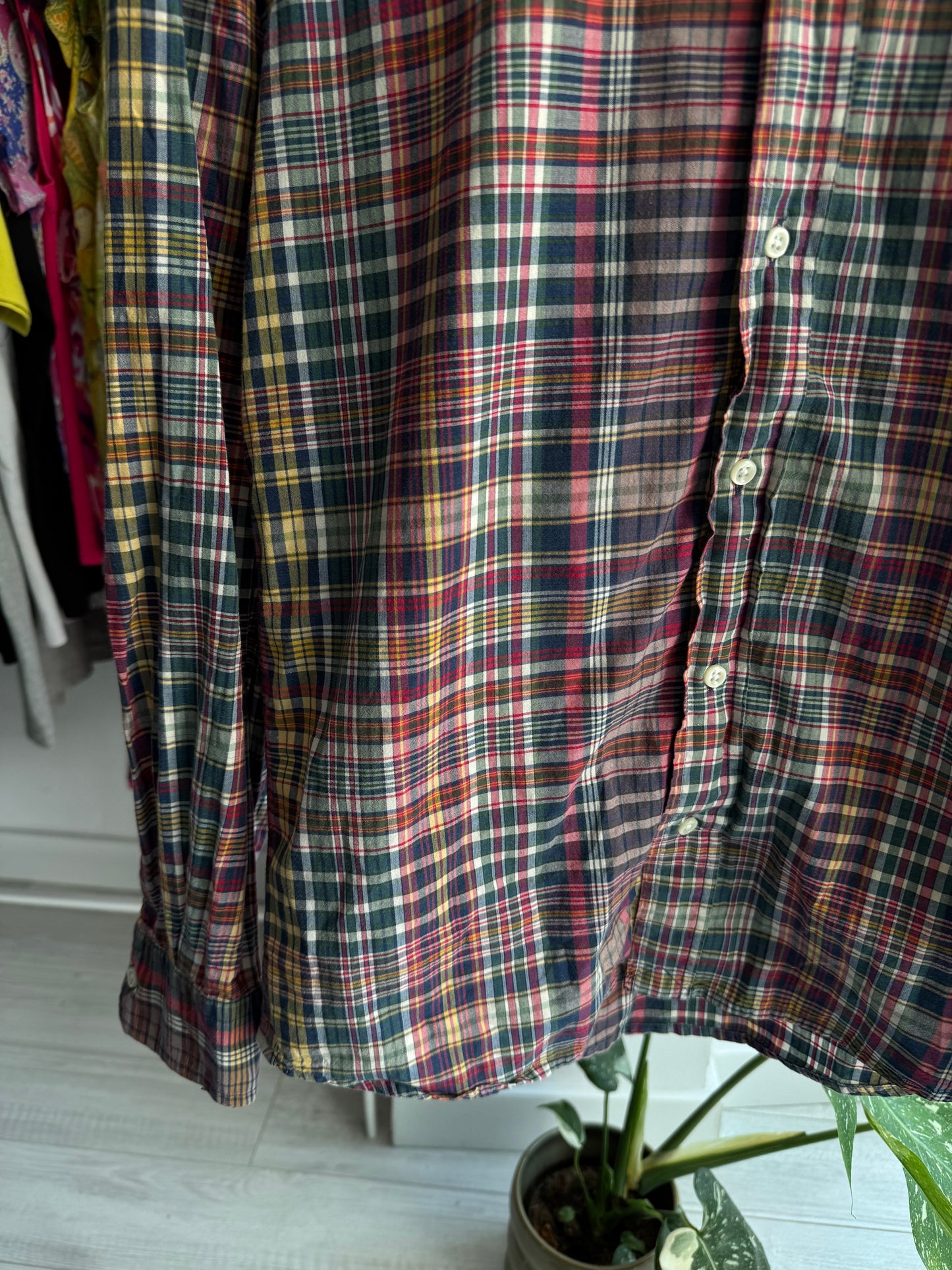🐴 Vintage Polo Ralph Lauren Cămașă Carouri – S Bărbați