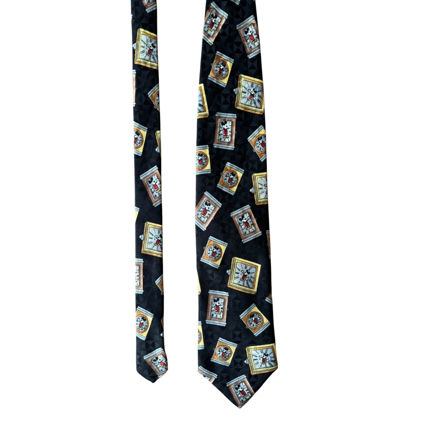 🖼️ Cravată Mickey Mouse Disney Printed Vintage | Mătase Naturală | Made in Italy