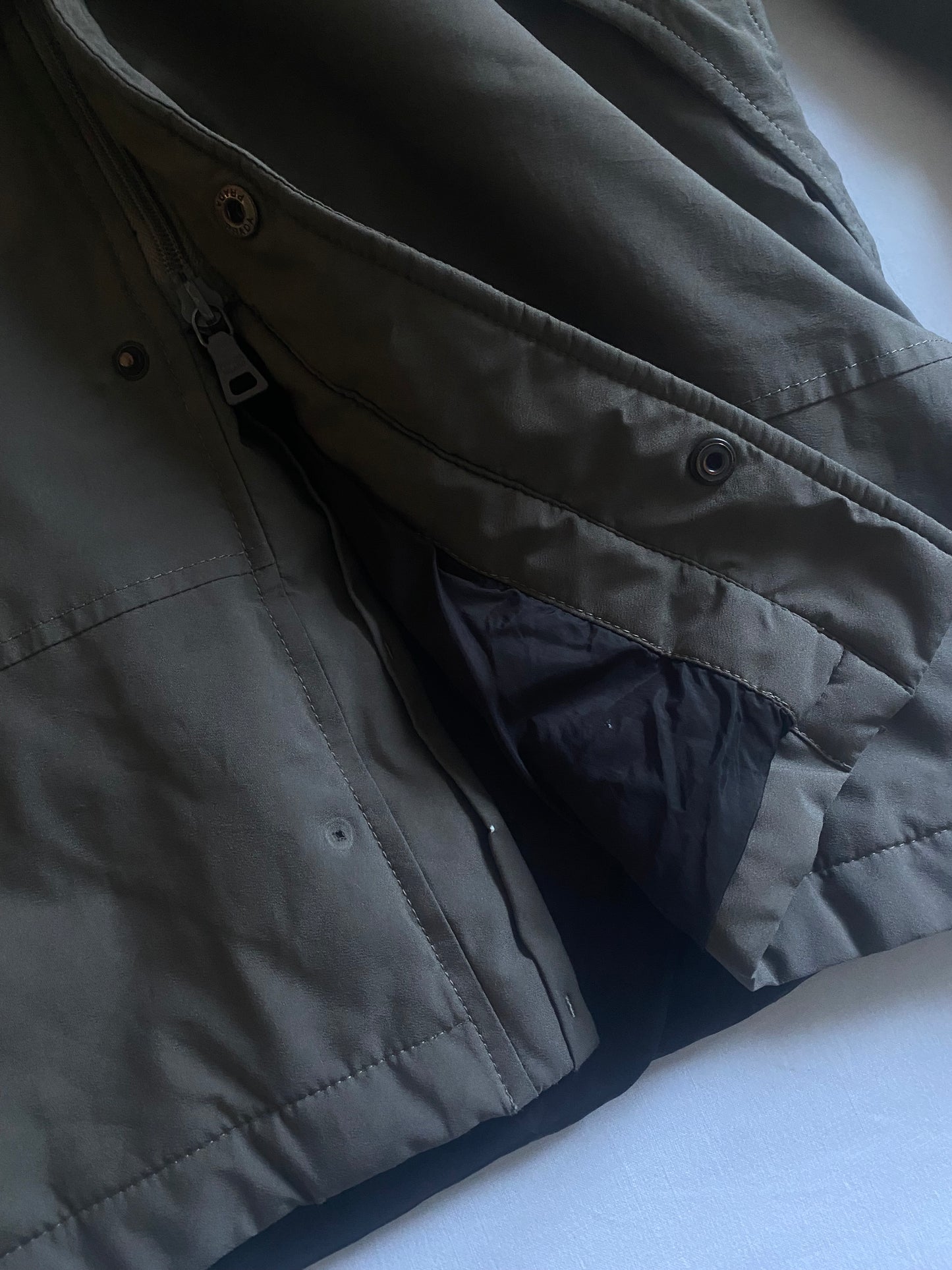 Vintage Prada Grey Parka