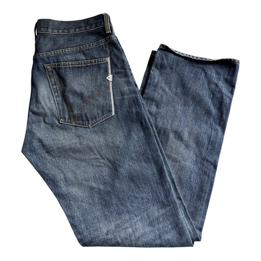👟 Adidas Selvedge Denim Jeans – Conductor Model – 2011 – Relaxed Baggy Fit – W34 - anbracaminte