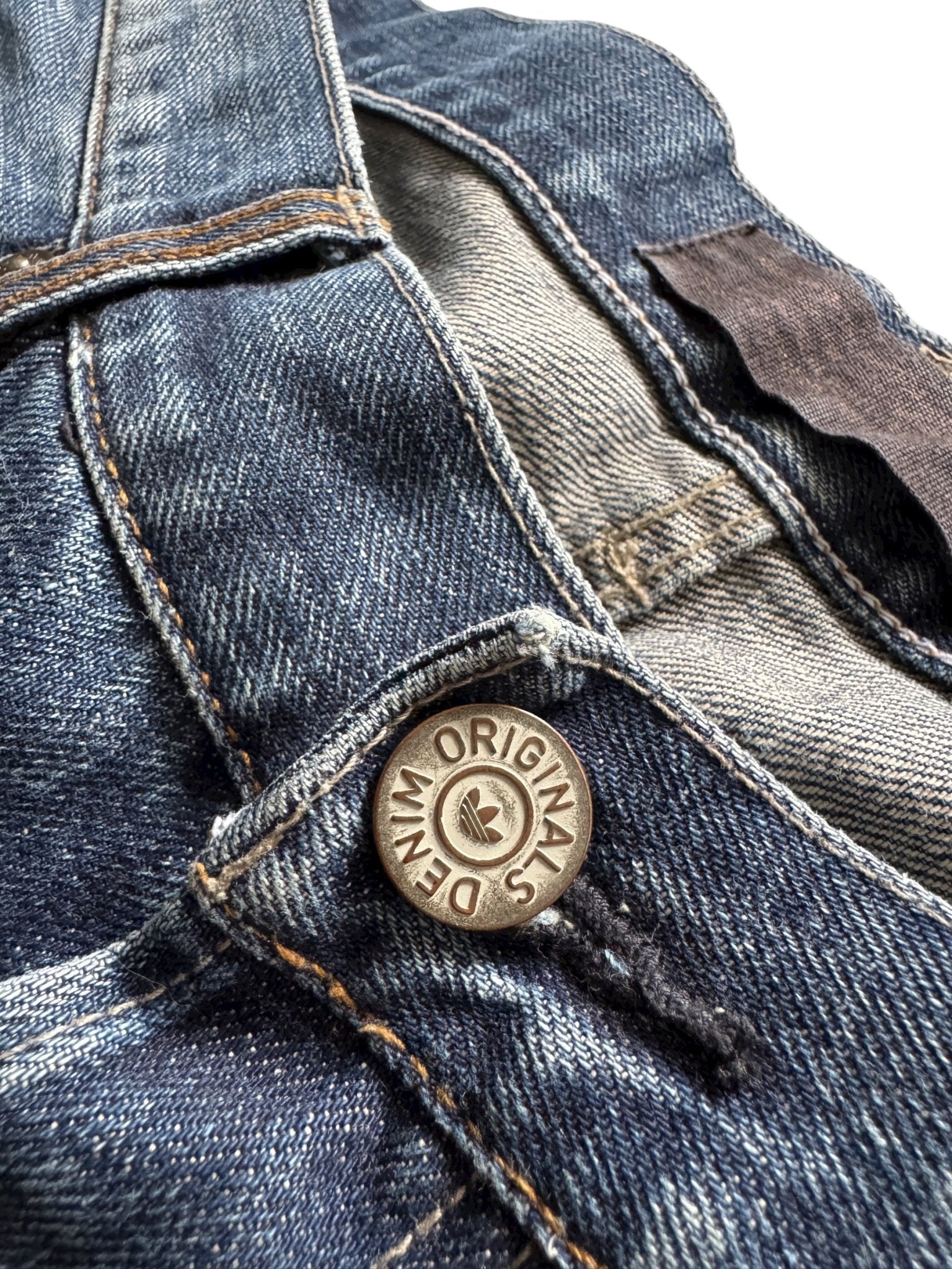 👟 Adidas Selvedge Denim Jeans – Conductor Model – 2011 – Relaxed Baggy Fit – W34 - anbracaminte