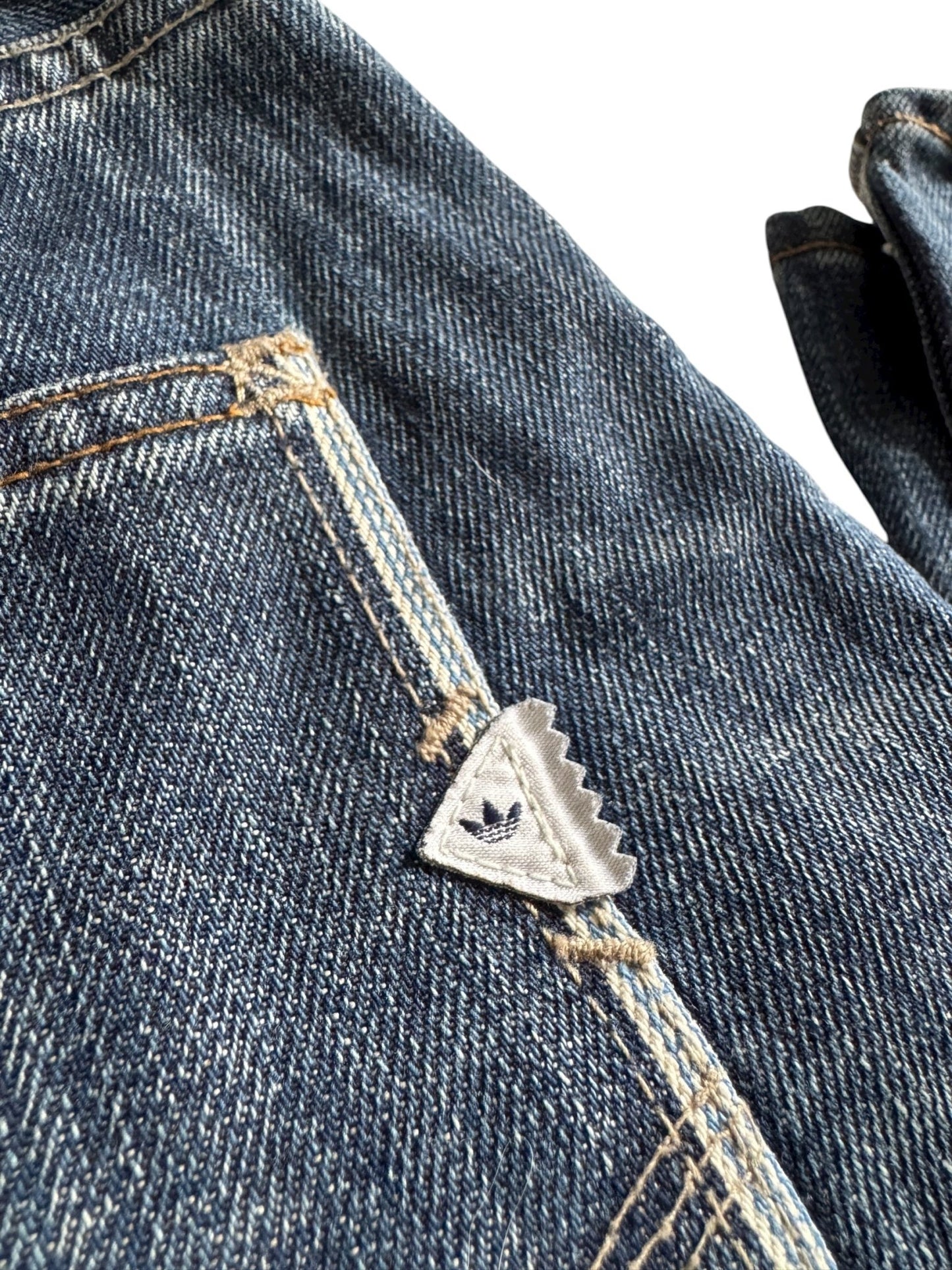 👟 Adidas Selvedge Denim Jeans – Conductor Model – 2011 – Relaxed Baggy Fit – W34 - anbracaminte