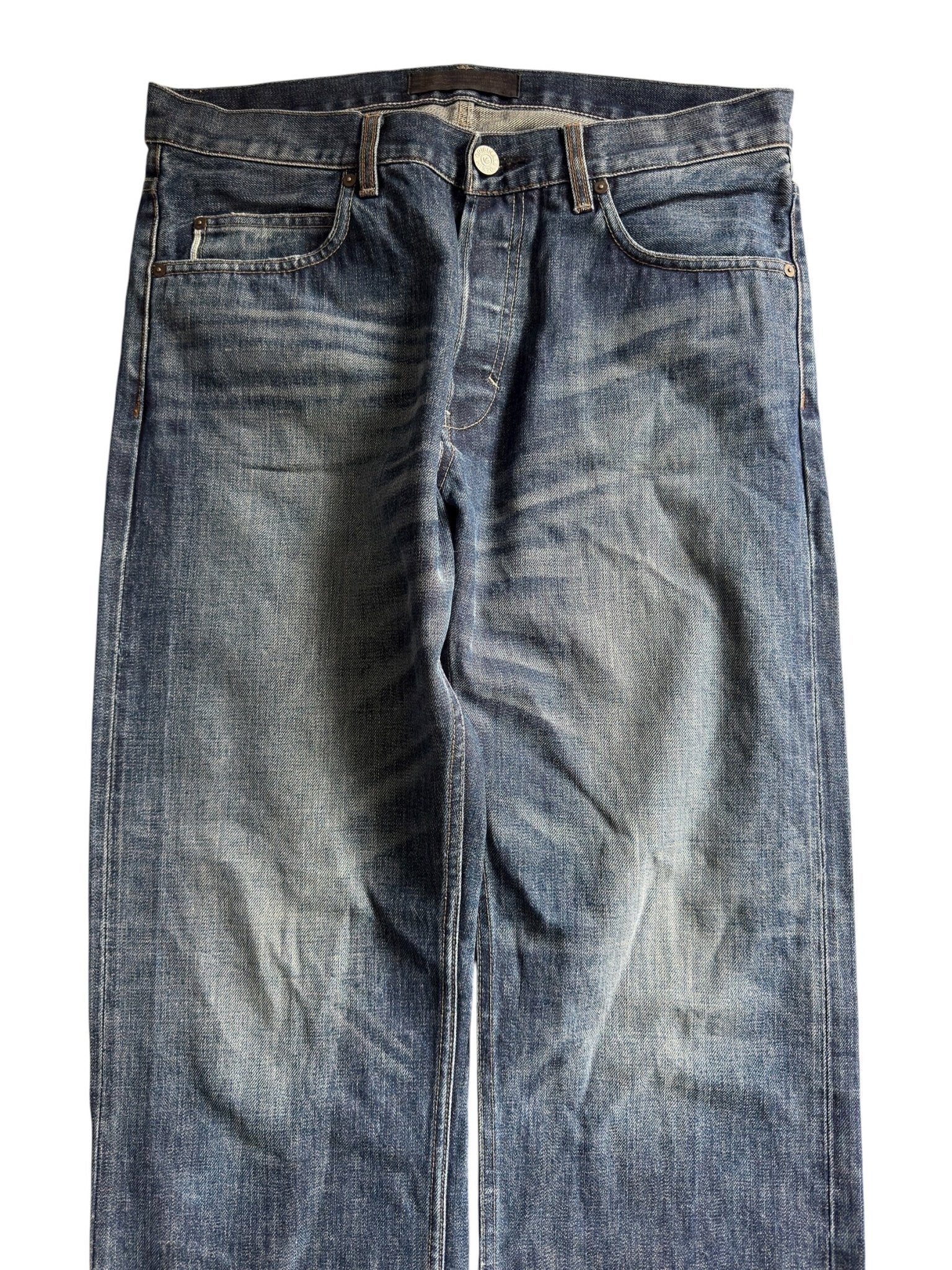 👟 Adidas Selvedge Denim Jeans – Conductor Model – 2011 – Relaxed Baggy Fit – W34 - anbracaminte