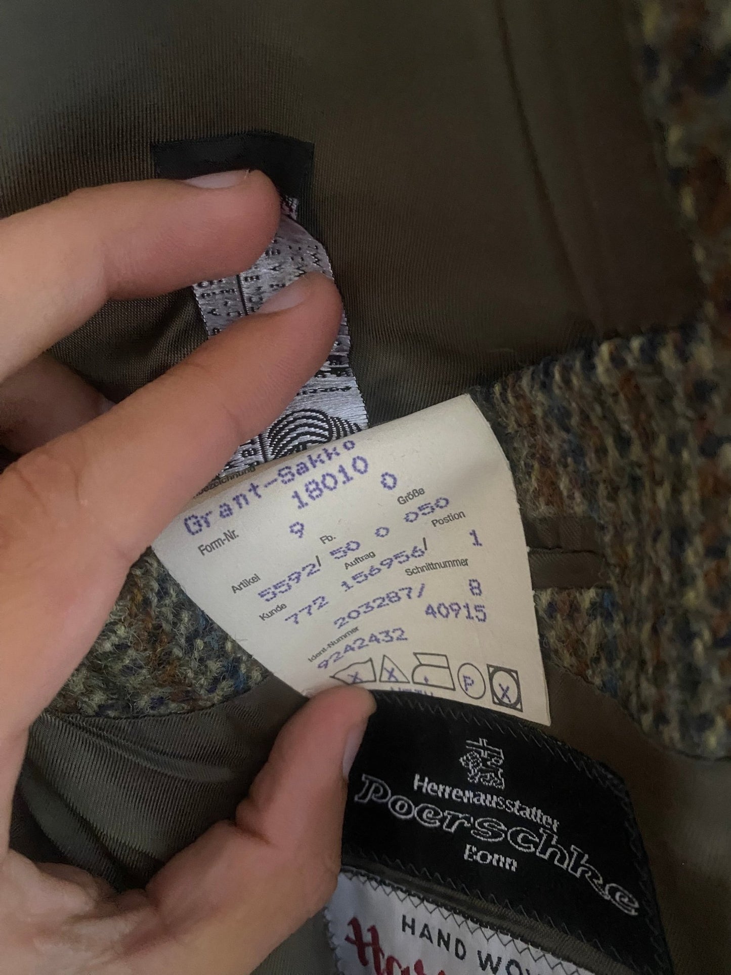Blazer Vintage Harris Tweed – 100% Lână – Mărime 50 - anbracaminte