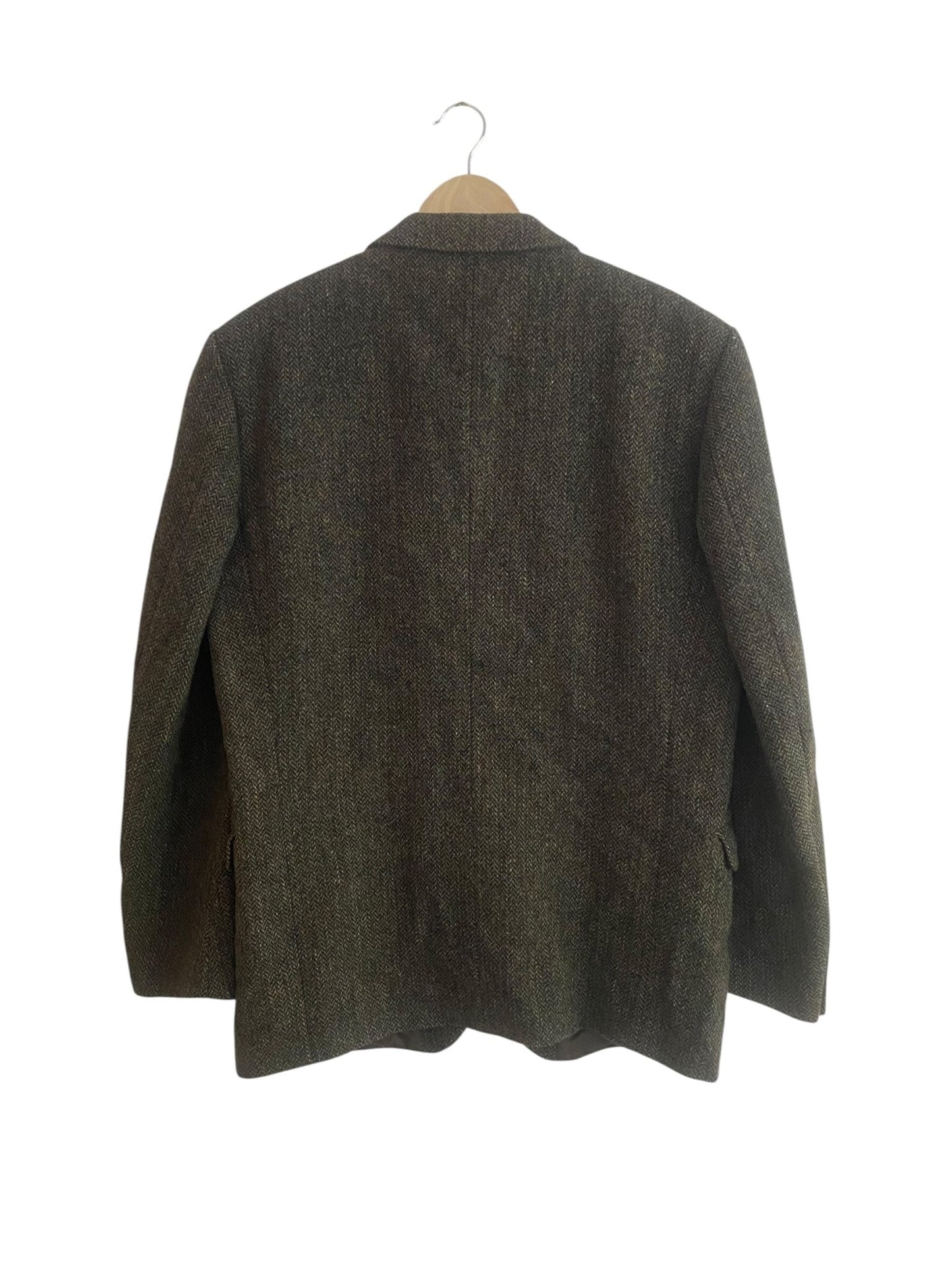Blazer Vintage Harris Tweed – 100% Lână – Mărime 52 - anbracaminte