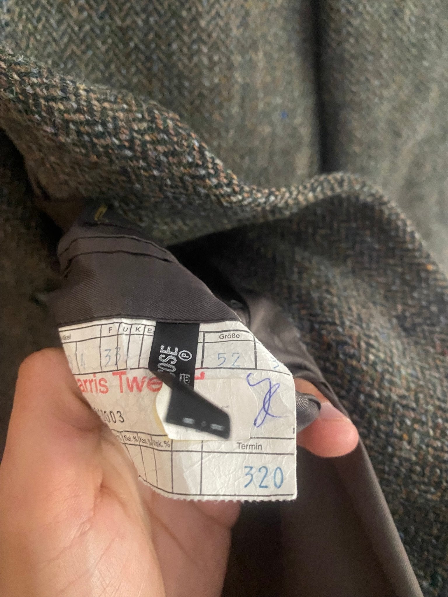 Blazer Vintage Harris Tweed – 100% Lână – Mărime 52 - anbracaminte