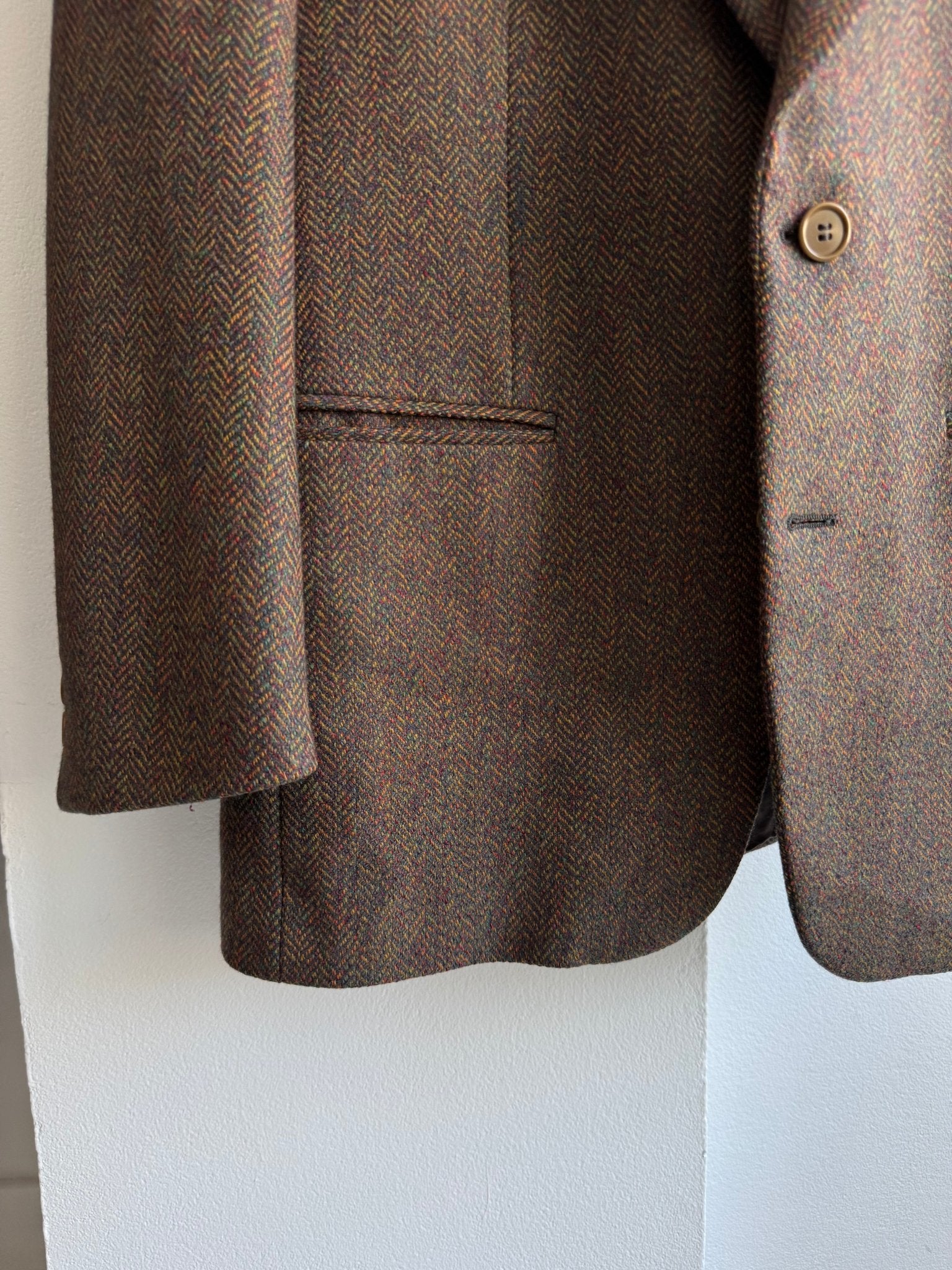 🧶 Blazer Vintage Missoni din Virgin Wool cu Zig - Zag Pattern – M (48) – Made in Italy - anbracaminte