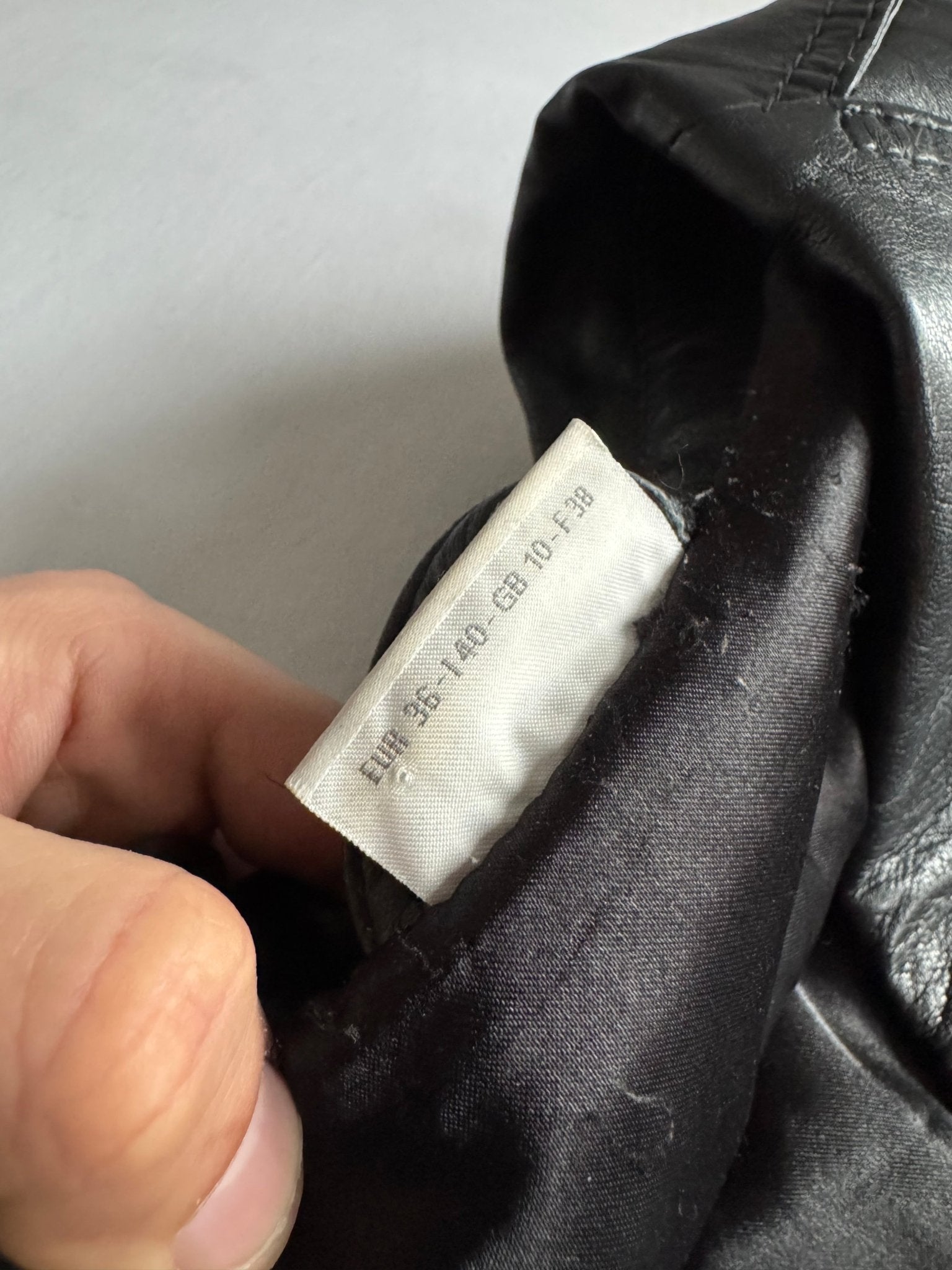 🐑 Blazer Y2K Damă din Piele Neagră – S (EU 36) - anbracaminte