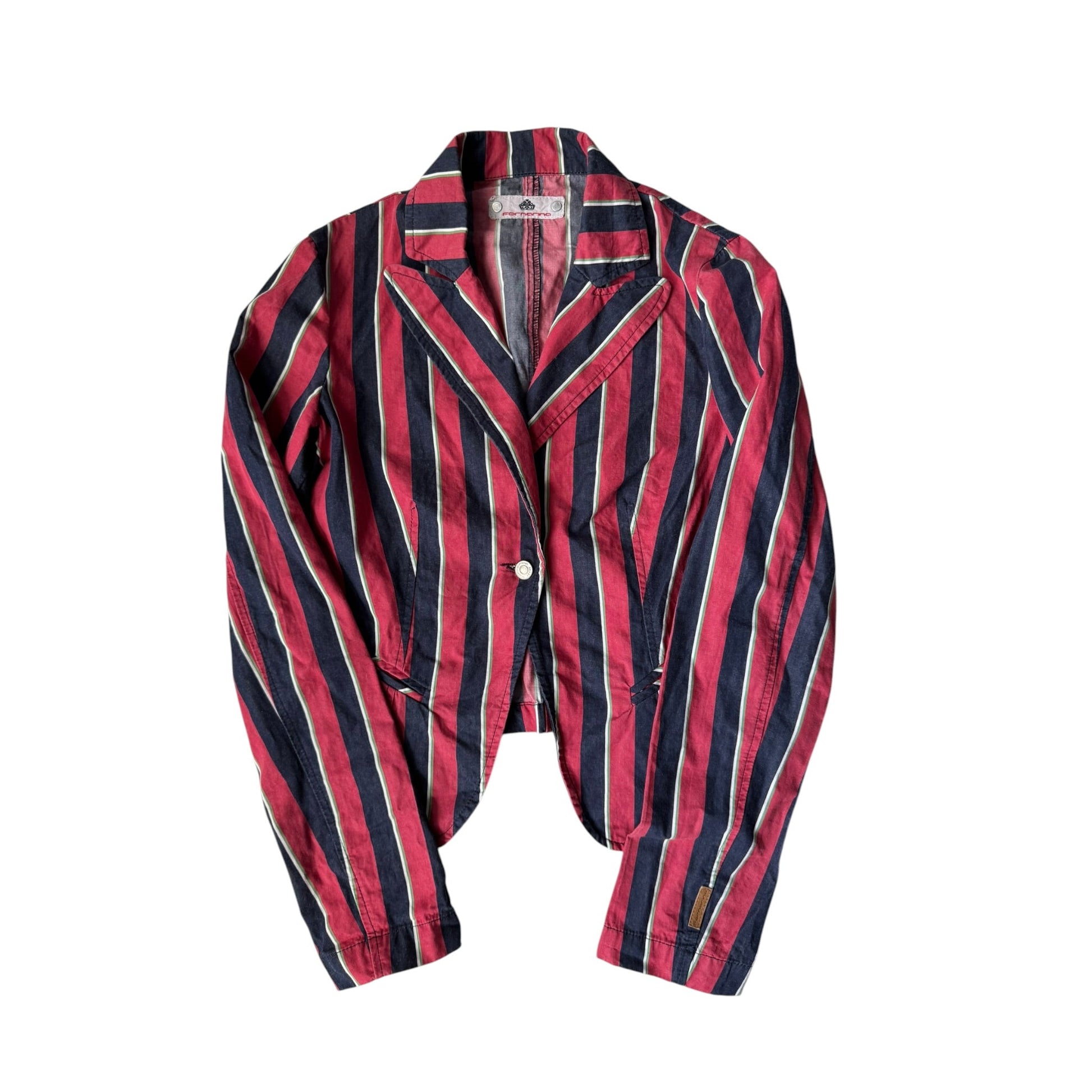 ☀️ Blazer Y2K Fornarina cu Dungi – M – Made in Italy - anbracaminte