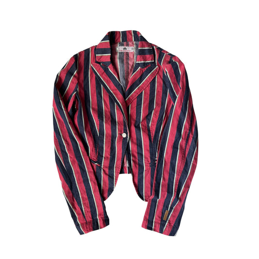 ☀️ Blazer Y2K Fornarina cu Dungi – M – Made in Italy - anbracaminte