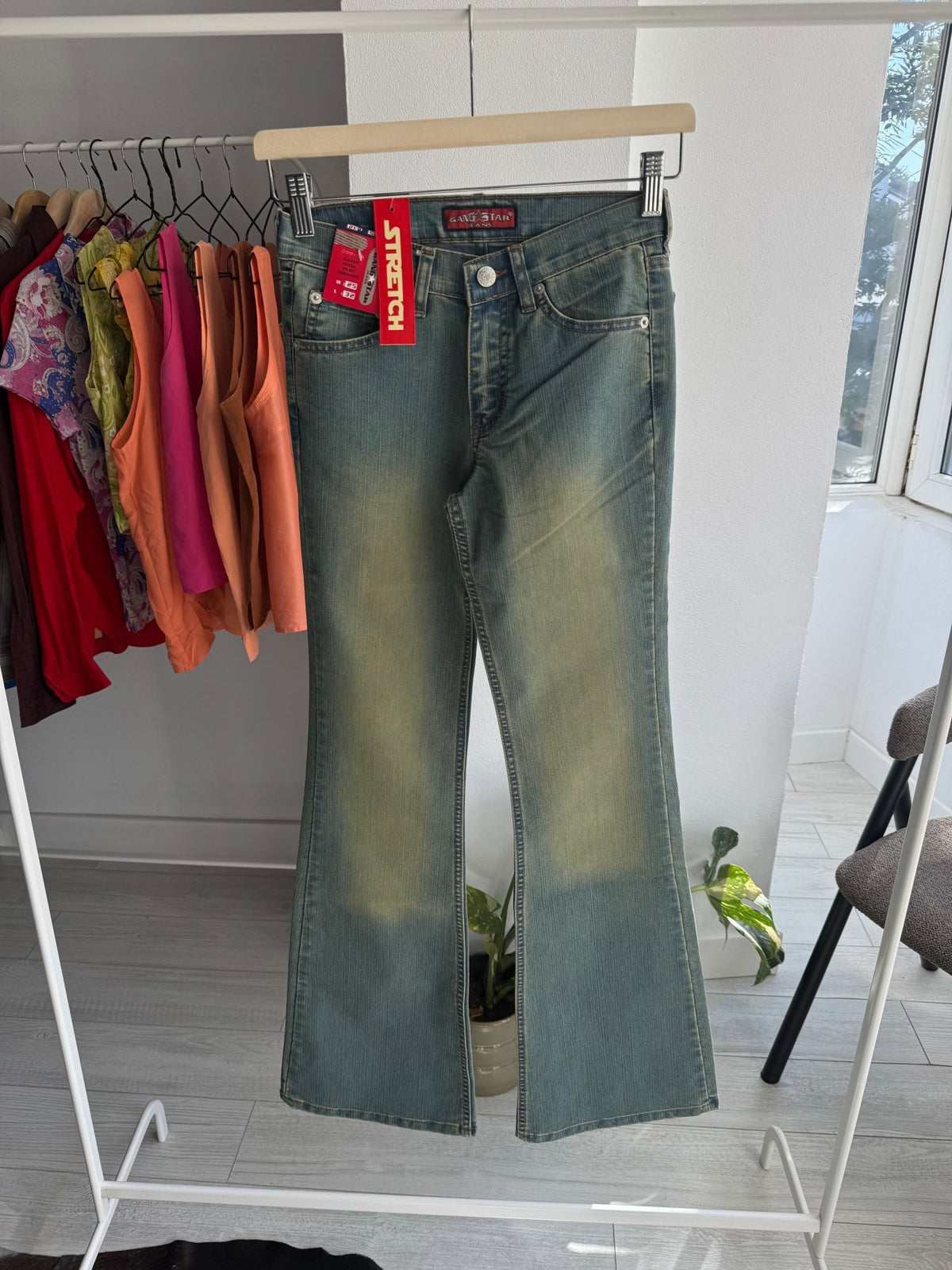 👖 Blugi Flared Y2K Deadstock | New with Tags – 28x32 / 28x34 - anbracaminte