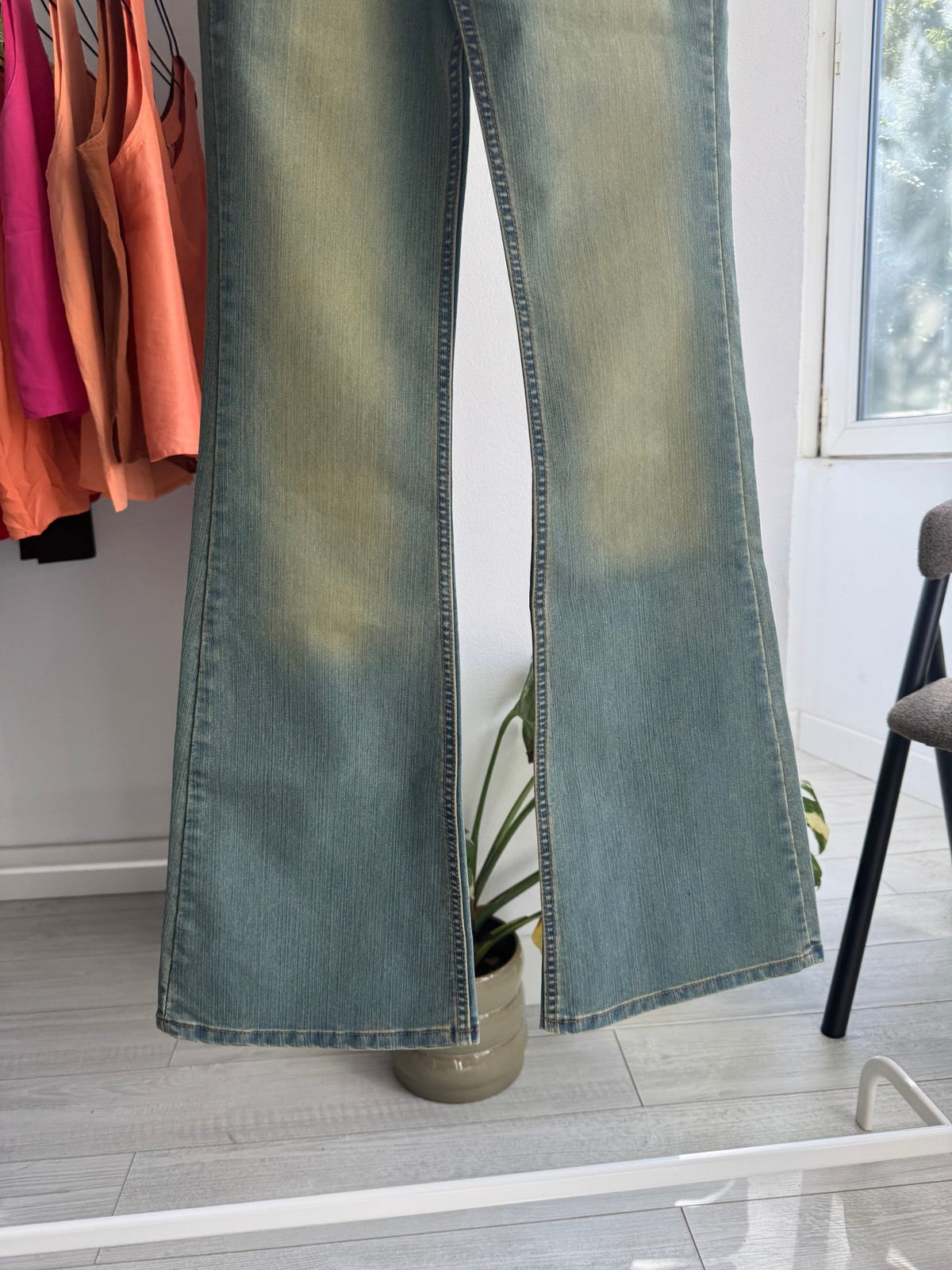 👖 Blugi Flared Y2K Deadstock | New with Tags – 28x32 / 28x34 - anbracaminte