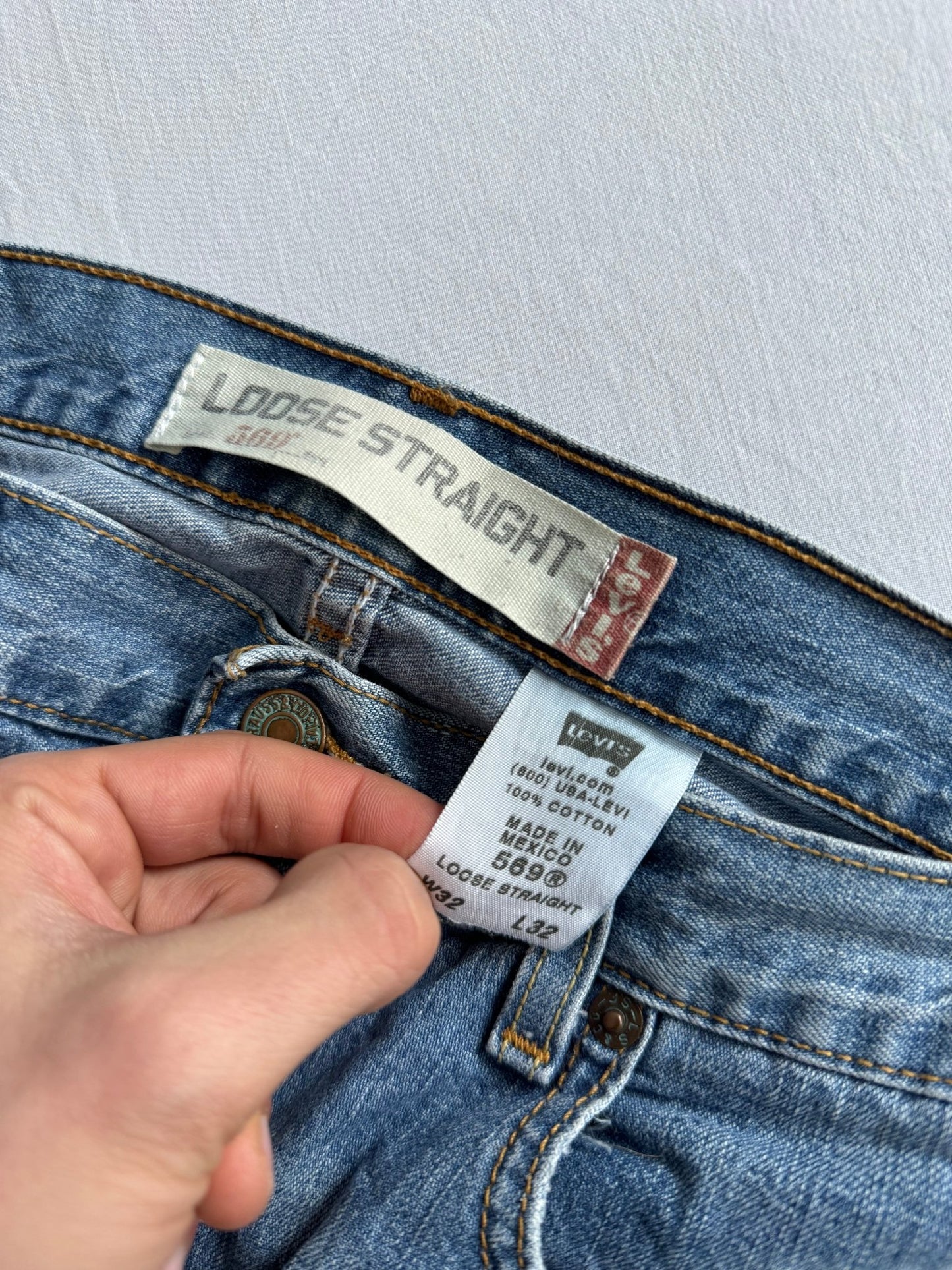 👖 Blugi Levi’s 569 Vintage Loose Fit – W32 L32 - anbracaminte