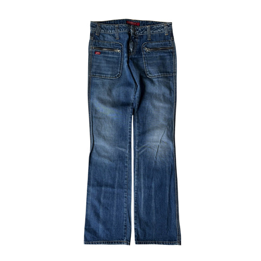 👖 Blugi Miss Sixty Y2K bootcut pentru femei – mărimea US 29, Made in Italy - anbracaminte