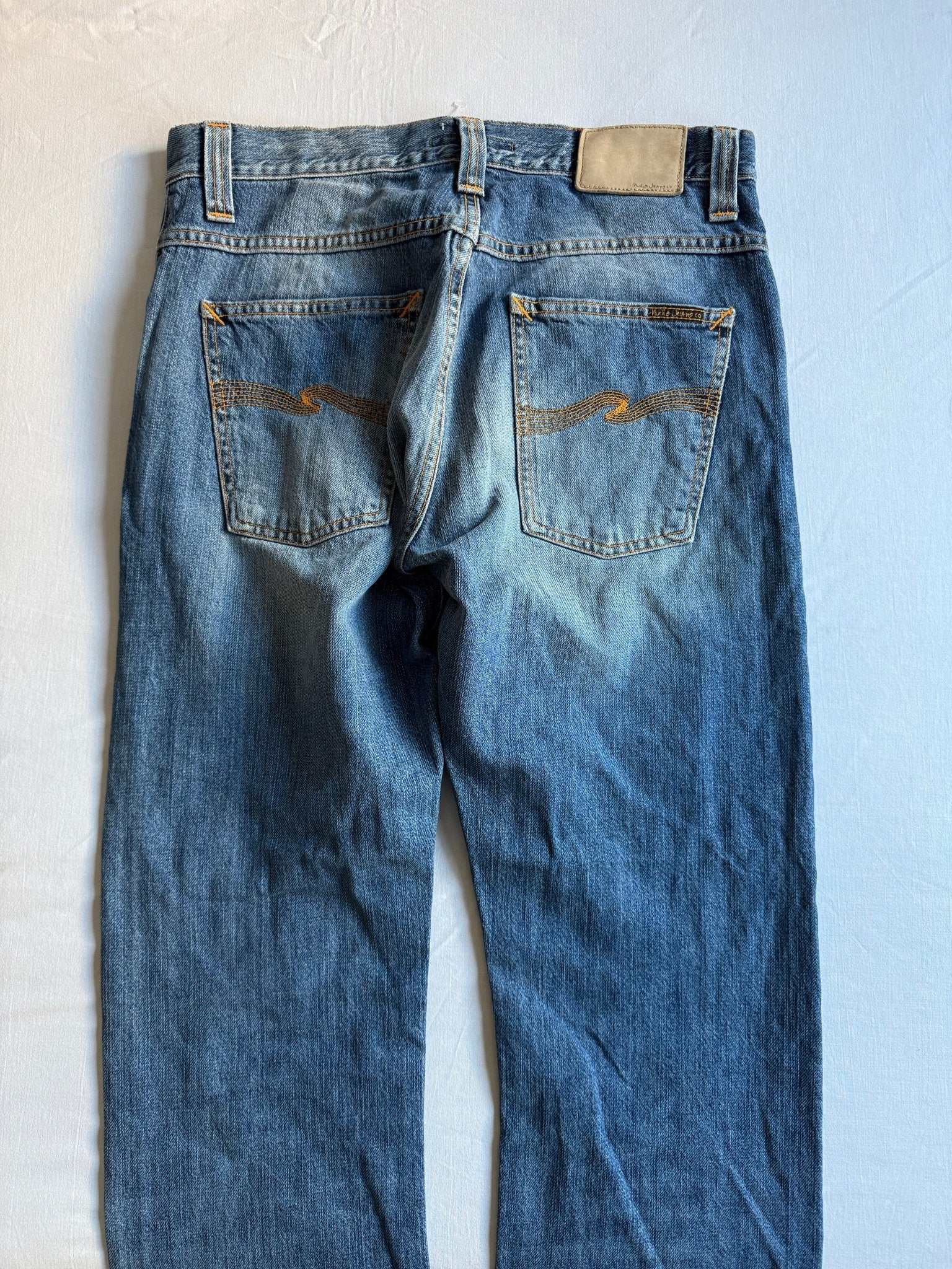 👖 Blugi Nudie Jeans Average Joe Light Wash – Mărime W32 L34 - anbracaminte