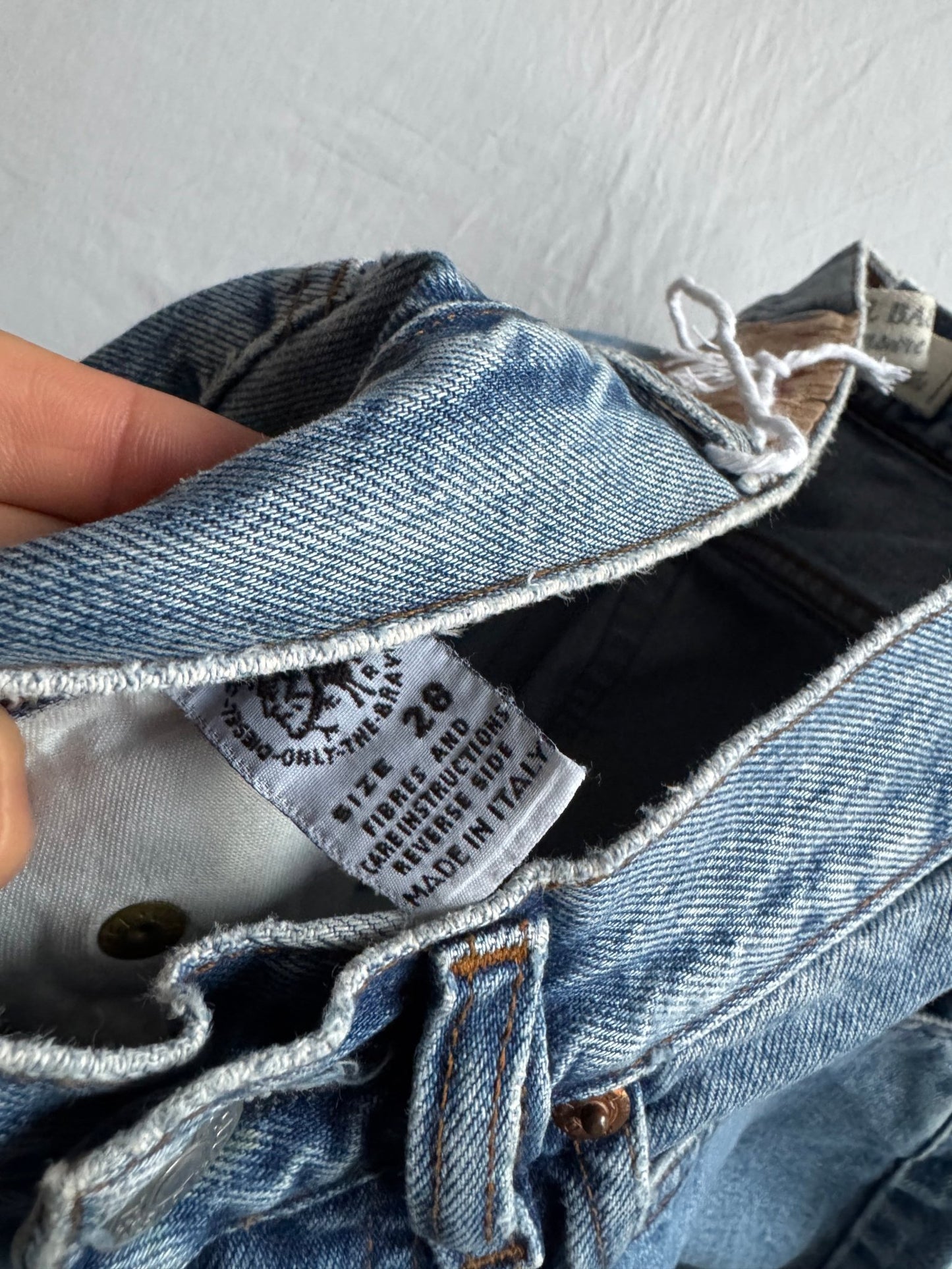 👖 Blugi Vintage Diesel Light Wash – Made in Italy – US 28 (EU 36) - anbracaminte