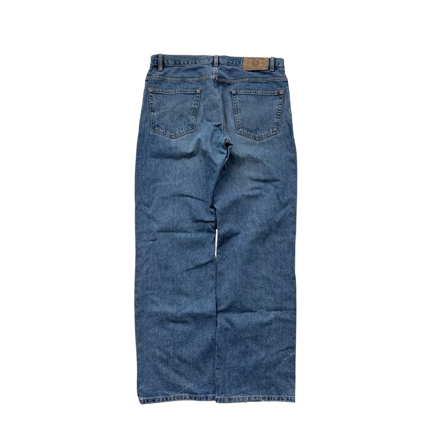 👖 Blugi Vintage Eddie Bauer Light Wash – W33 L32 (Relaxed Fit) - anbracaminte