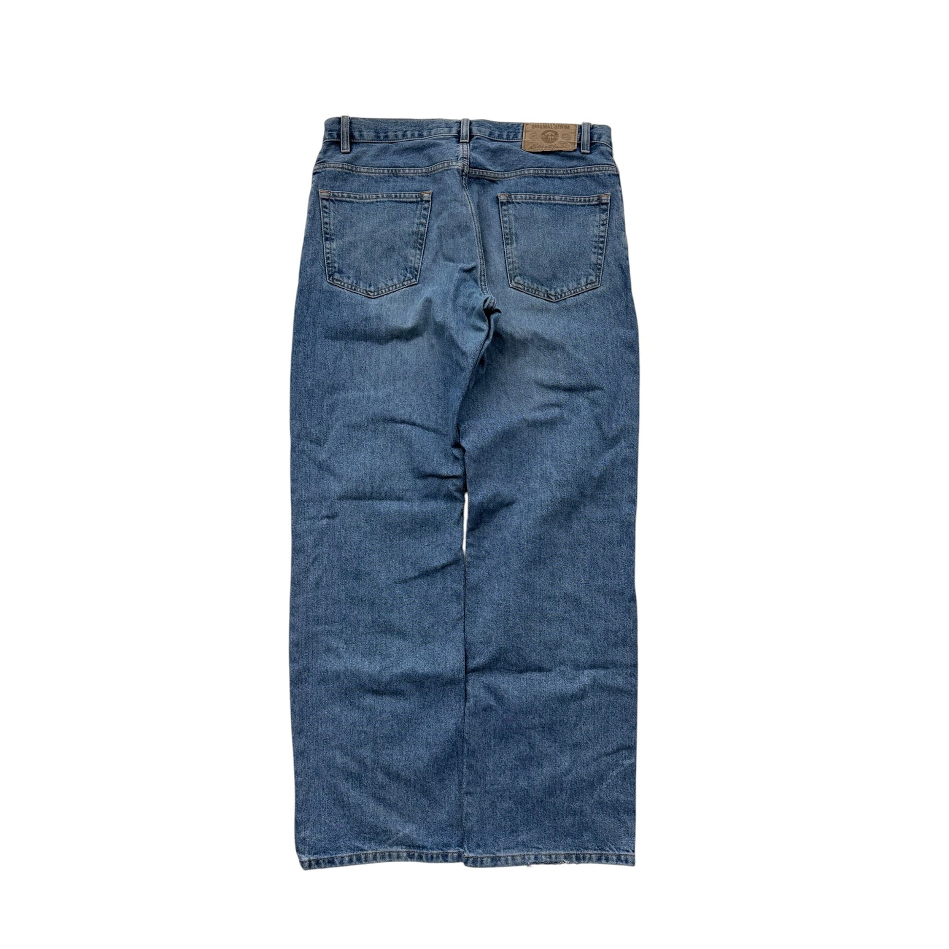 👖 Blugi Vintage Eddie Bauer Light Wash – W33 L32 (Relaxed Fit) - anbracaminte
