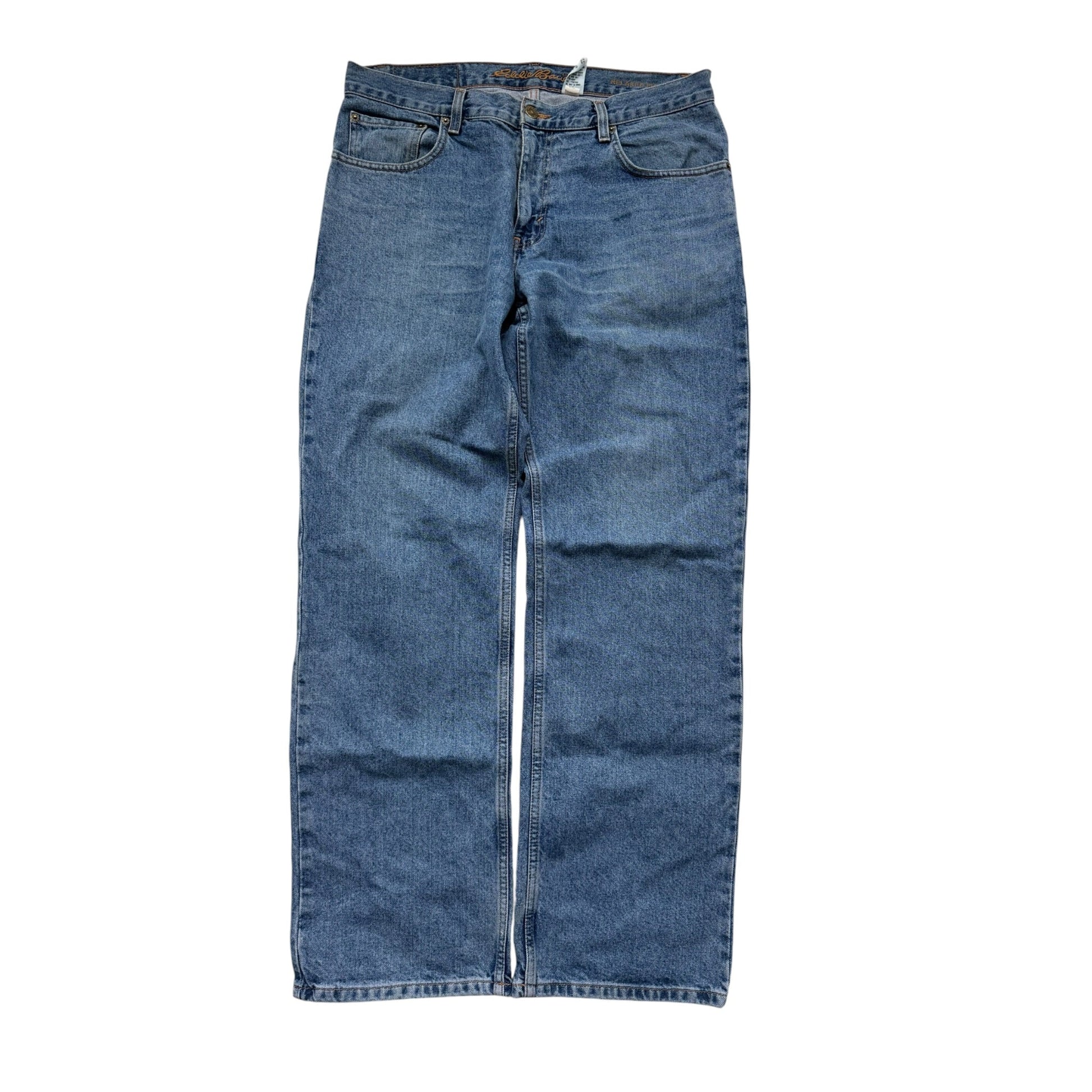 👖 Blugi Vintage Eddie Bauer Light Wash – W33 L32 (Relaxed Fit) - anbracaminte