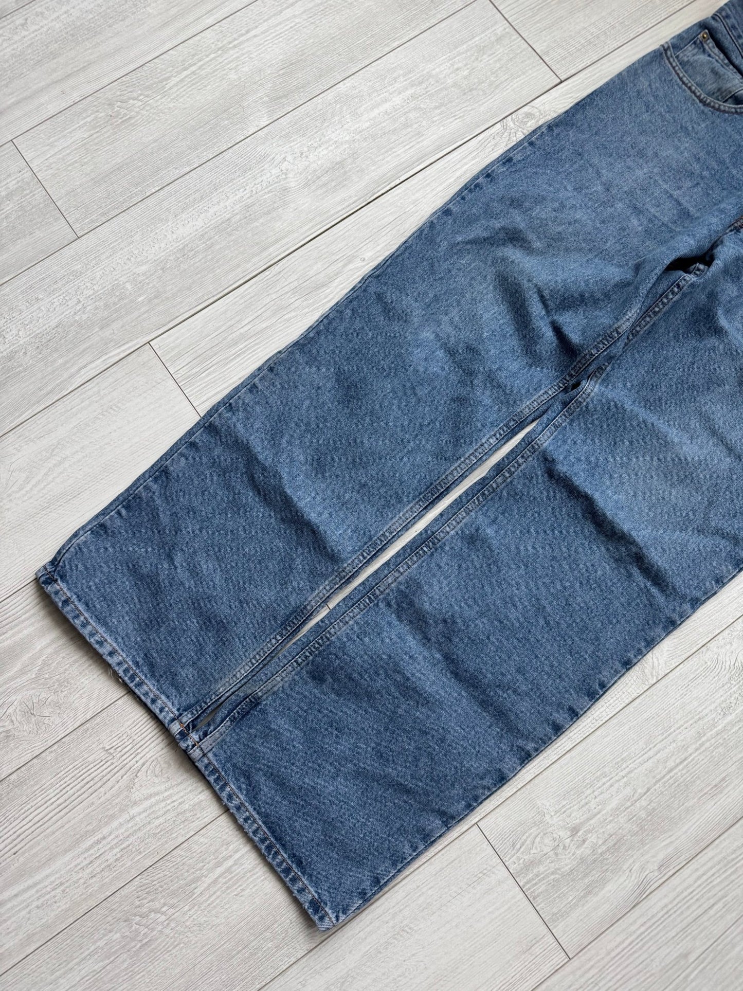 👖 Blugi Vintage Eddie Bauer Light Wash – W33 L32 (Relaxed Fit) - anbracaminte