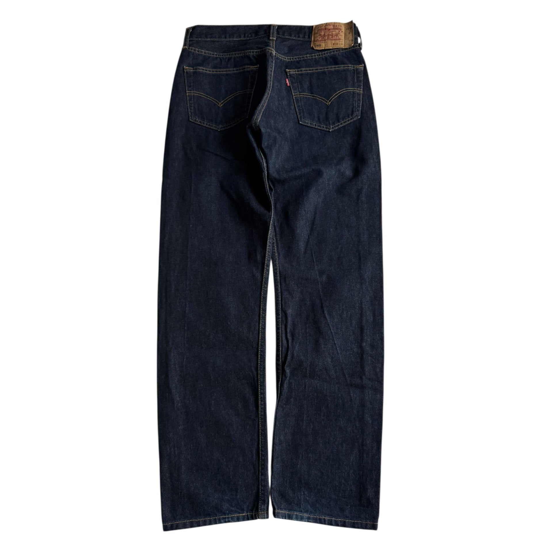 👖 Blugi Vintage Levi’s 501 Dark Blue – W33 L32 (2001) - anbracaminte