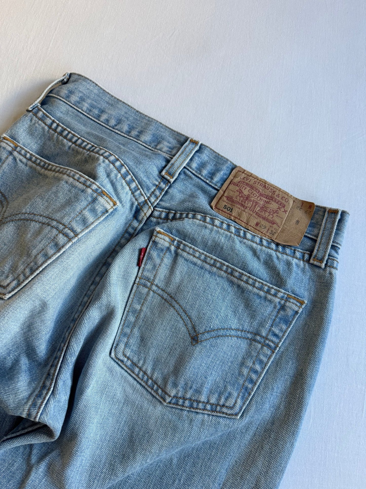 👖 Blugi Vintage Levi’s 501 Light Wash – W29 L32 - anbracaminte