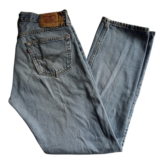 👖 Blugi Vintage Levi’s 501 – Made in UK – Mărime W34 x L32 - anbracaminte