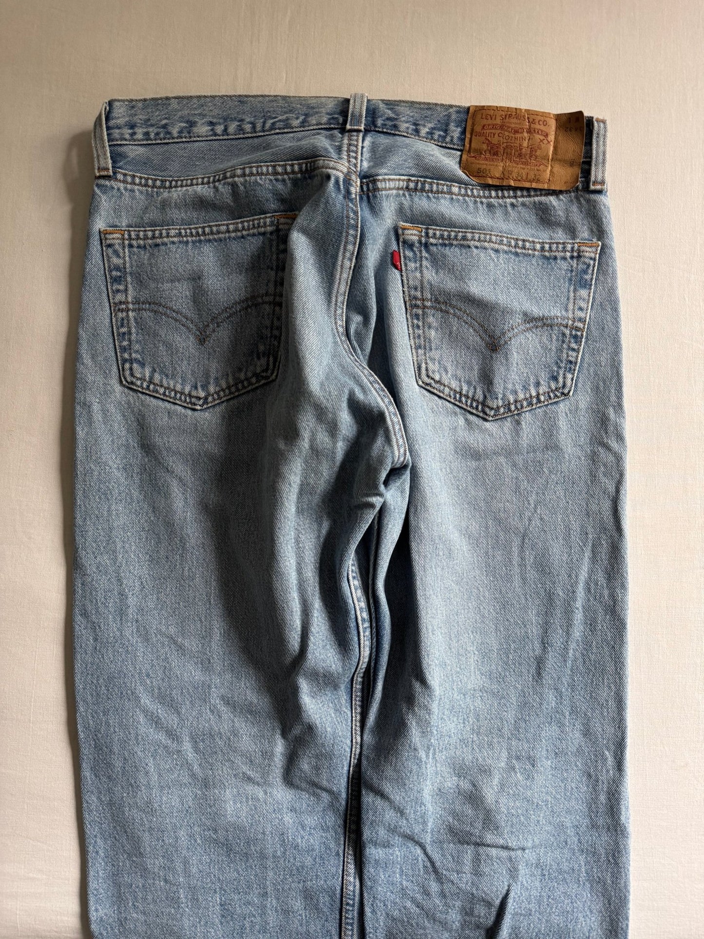 👖 Blugi Vintage Levi’s 501 – Made in USA – Mărime W34 x L32 - anbracaminte