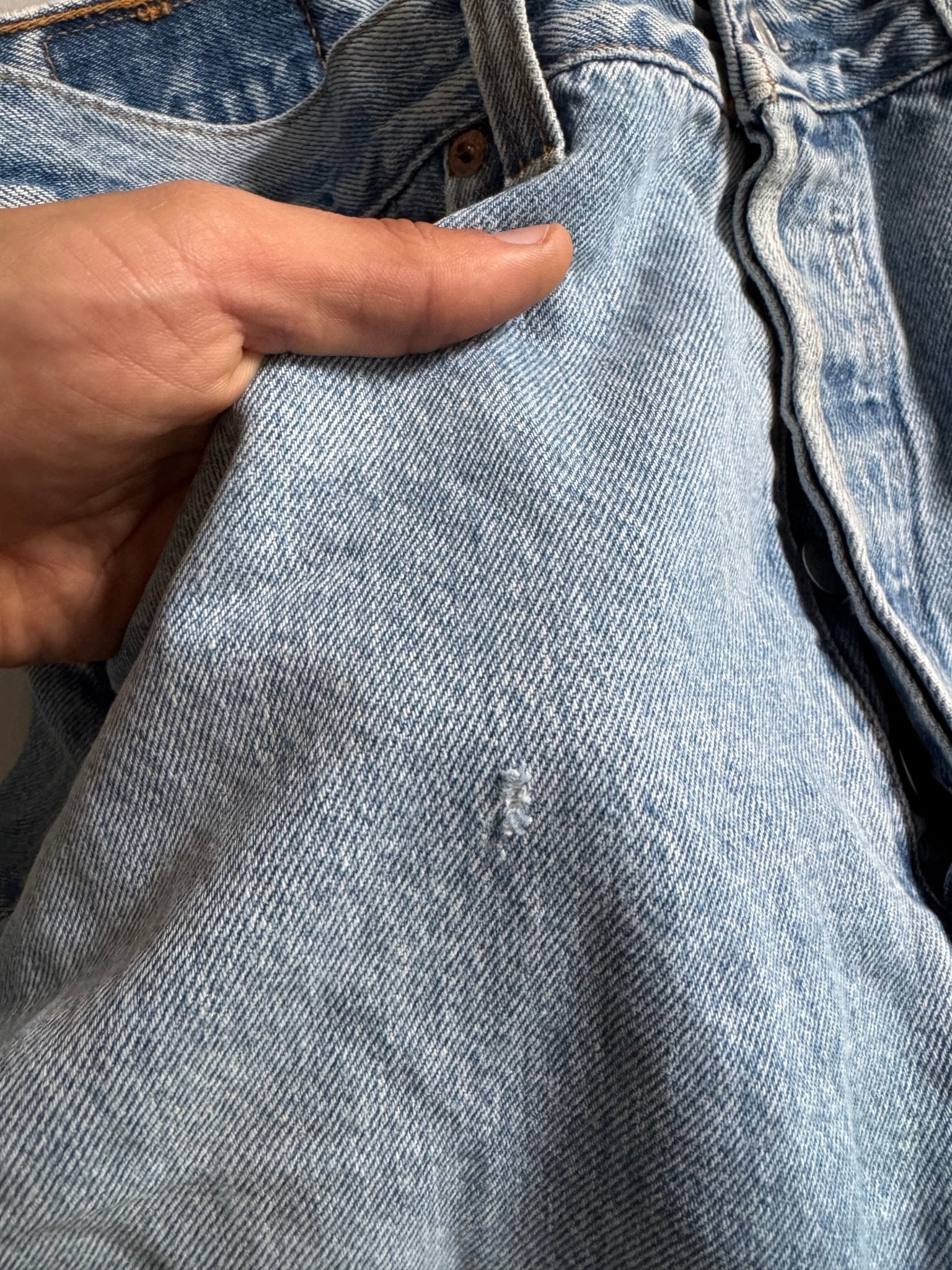 👖 Blugi Vintage Levi’s 501 – Made in USA – Mărime W34 x L32 - anbracaminte