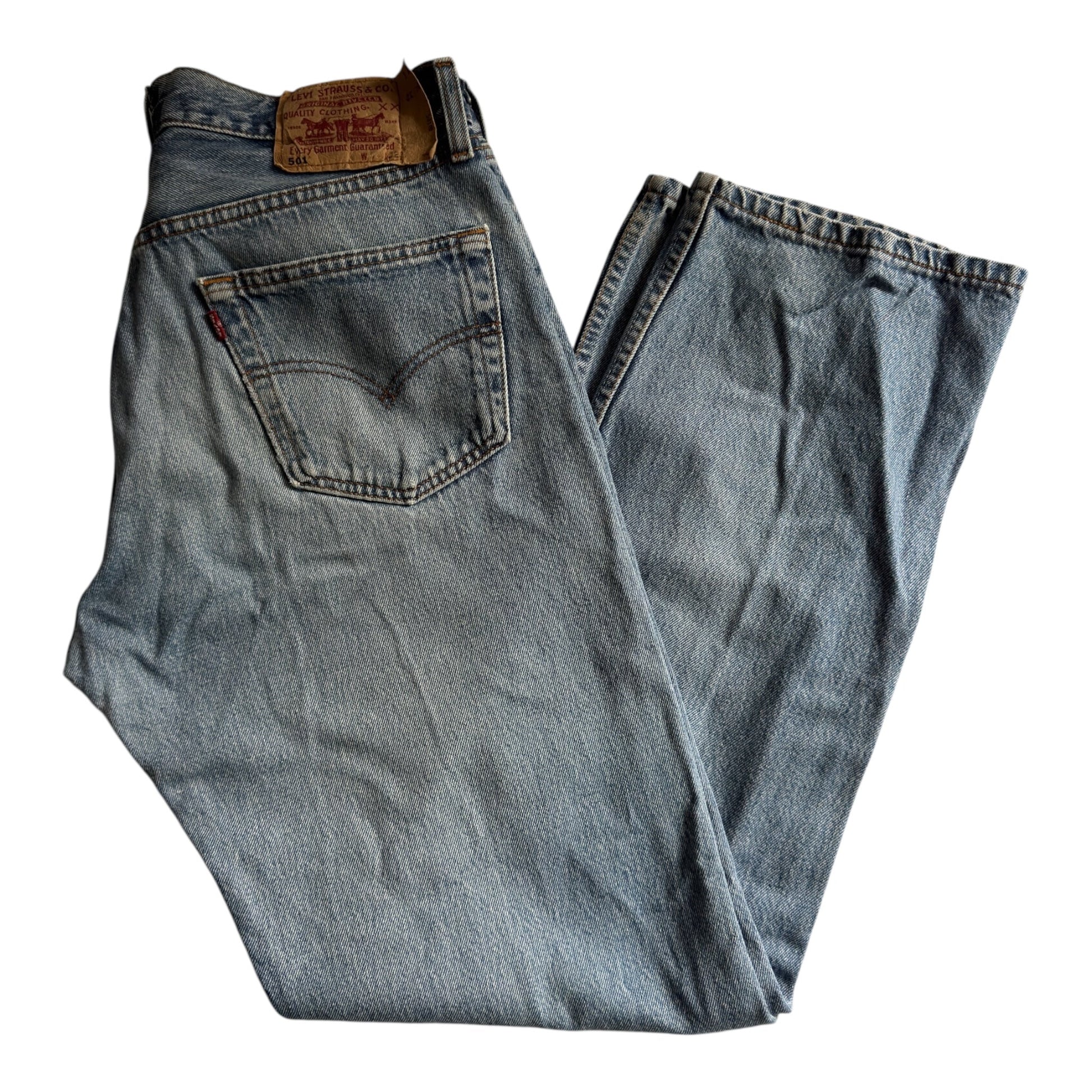 👖 Blugi Vintage Levi’s 501 – Mărime W34 x L32 – Made in UK - anbracaminte