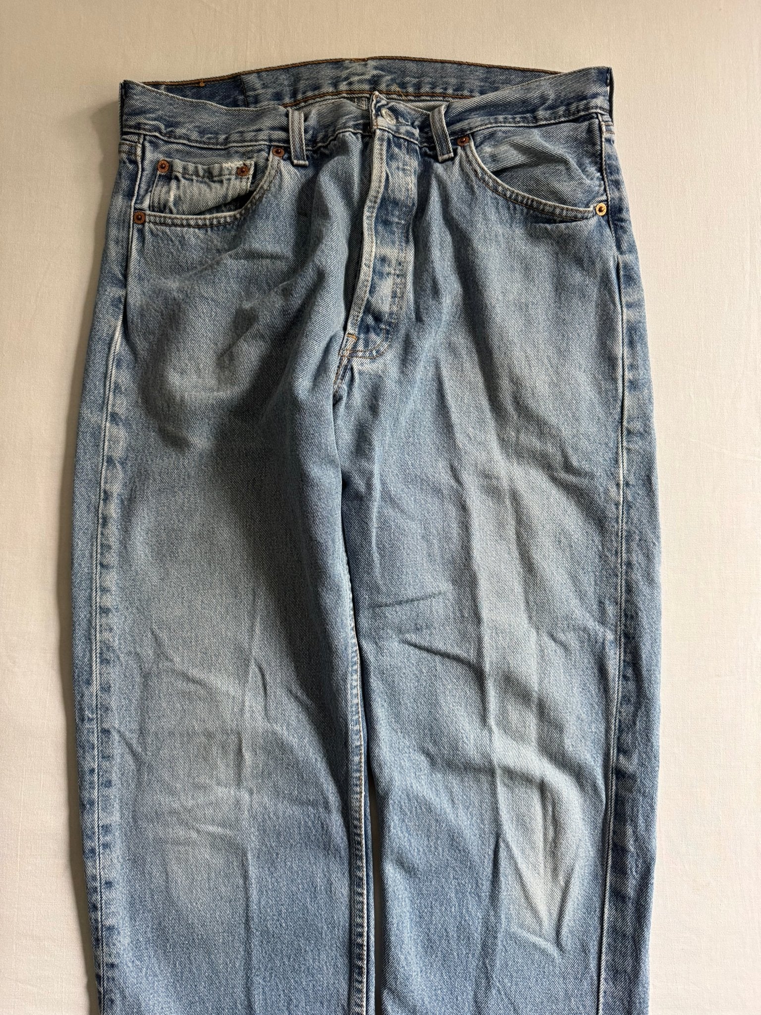 👖 Blugi Vintage Levi’s 501 – Mărime W34 x L32 – Made in UK - anbracaminte
