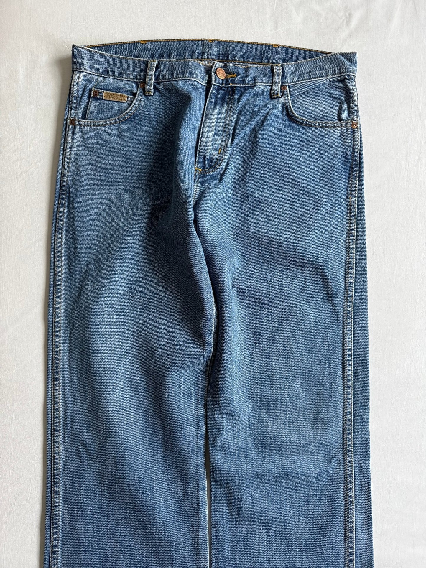 👖 Blugi Vintage Wrangler / Light Wash (W34 x L34) - anbracaminte