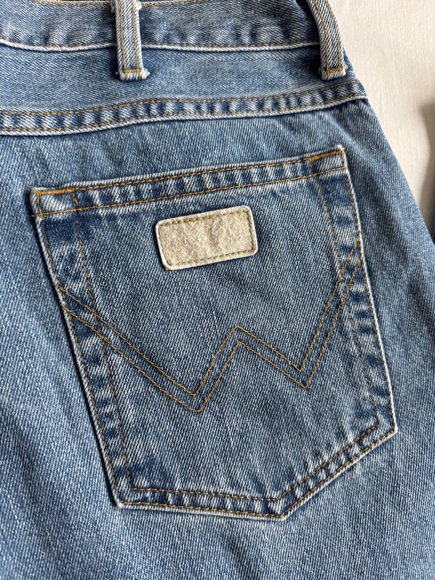 👖 Blugi Vintage Wrangler / Light Wash (W34 x L34) - anbracaminte