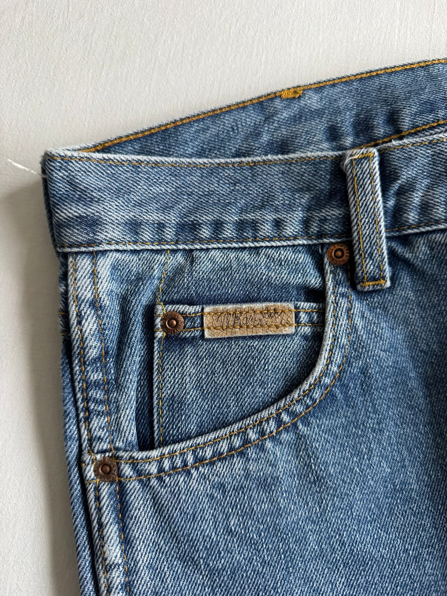 👖 Blugi Vintage Wrangler / Light Wash (W34 x L34) - anbracaminte