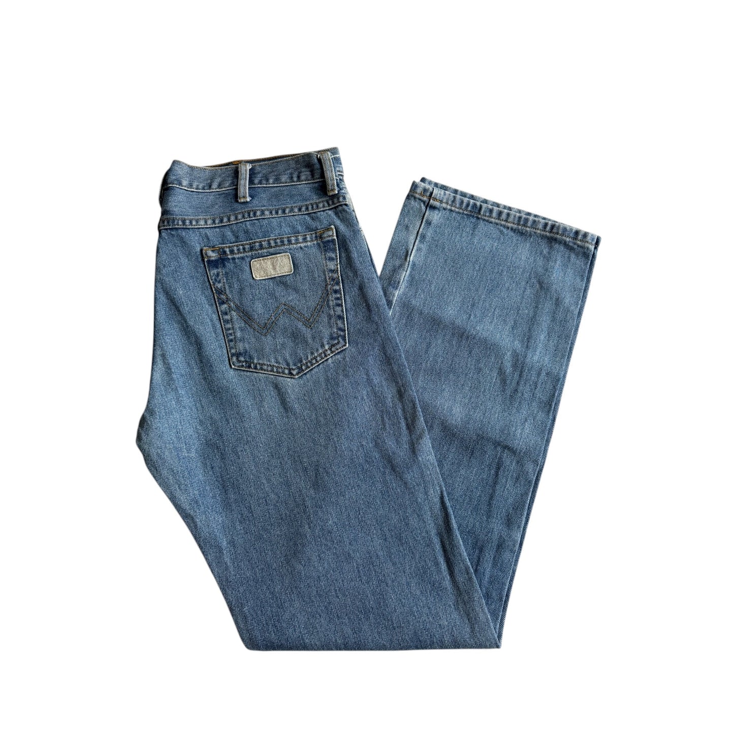 👖 Blugi Vintage Wrangler / Light Wash (W34 x L34) - anbracaminte