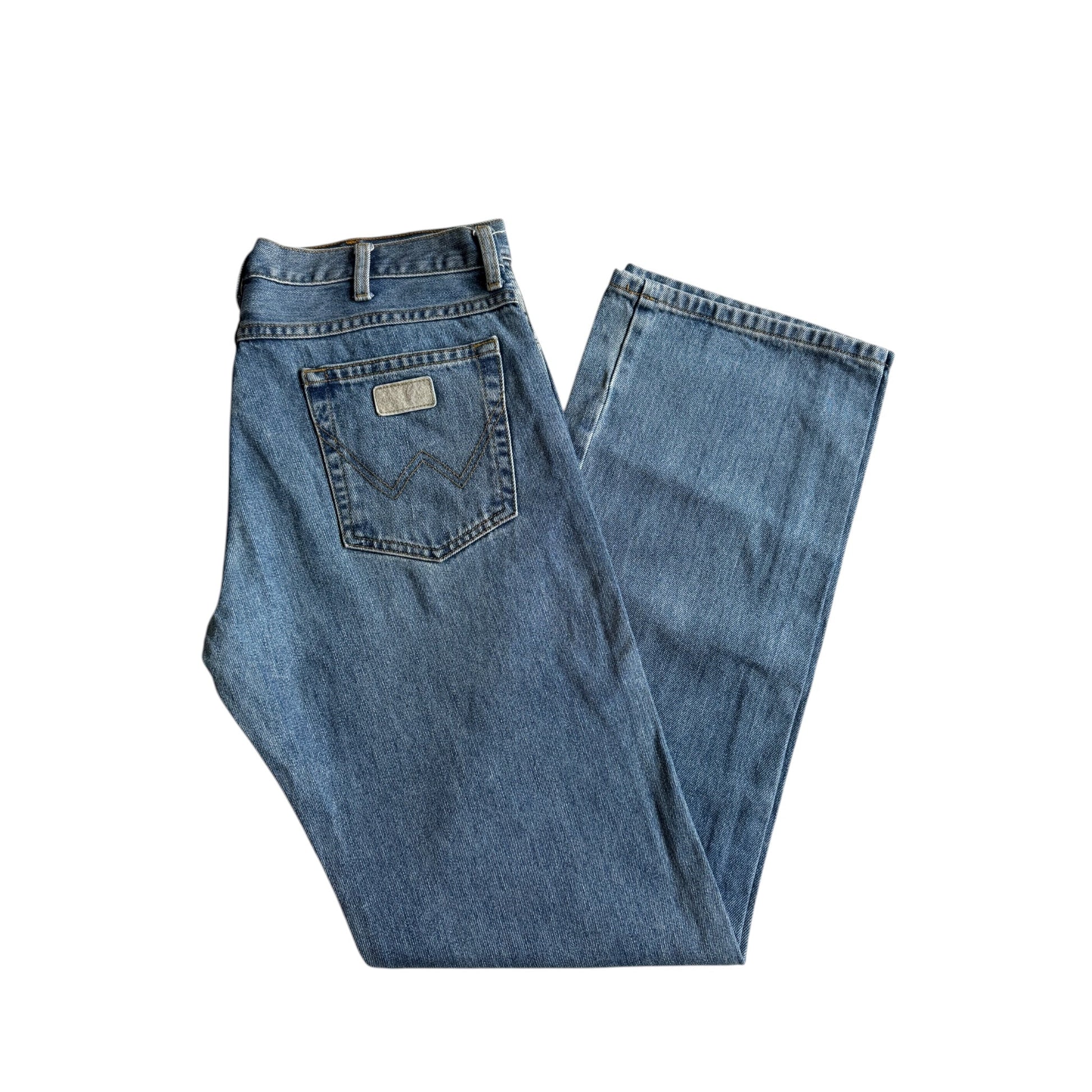 👖 Blugi Vintage Wrangler / Light Wash (W34 x L34) - anbracaminte