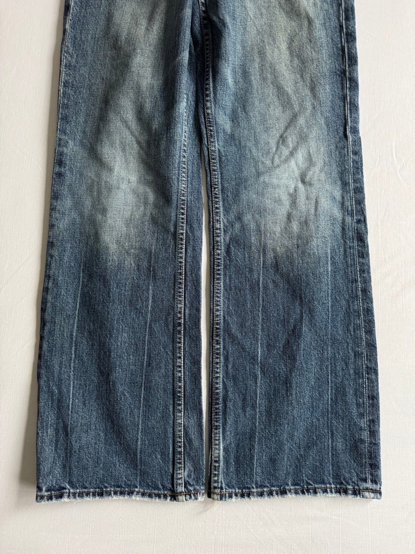 👖 Blugi Y2K American Eagle Low Rise Bootcut – W28 x L28 / EU 36 - anbracaminte