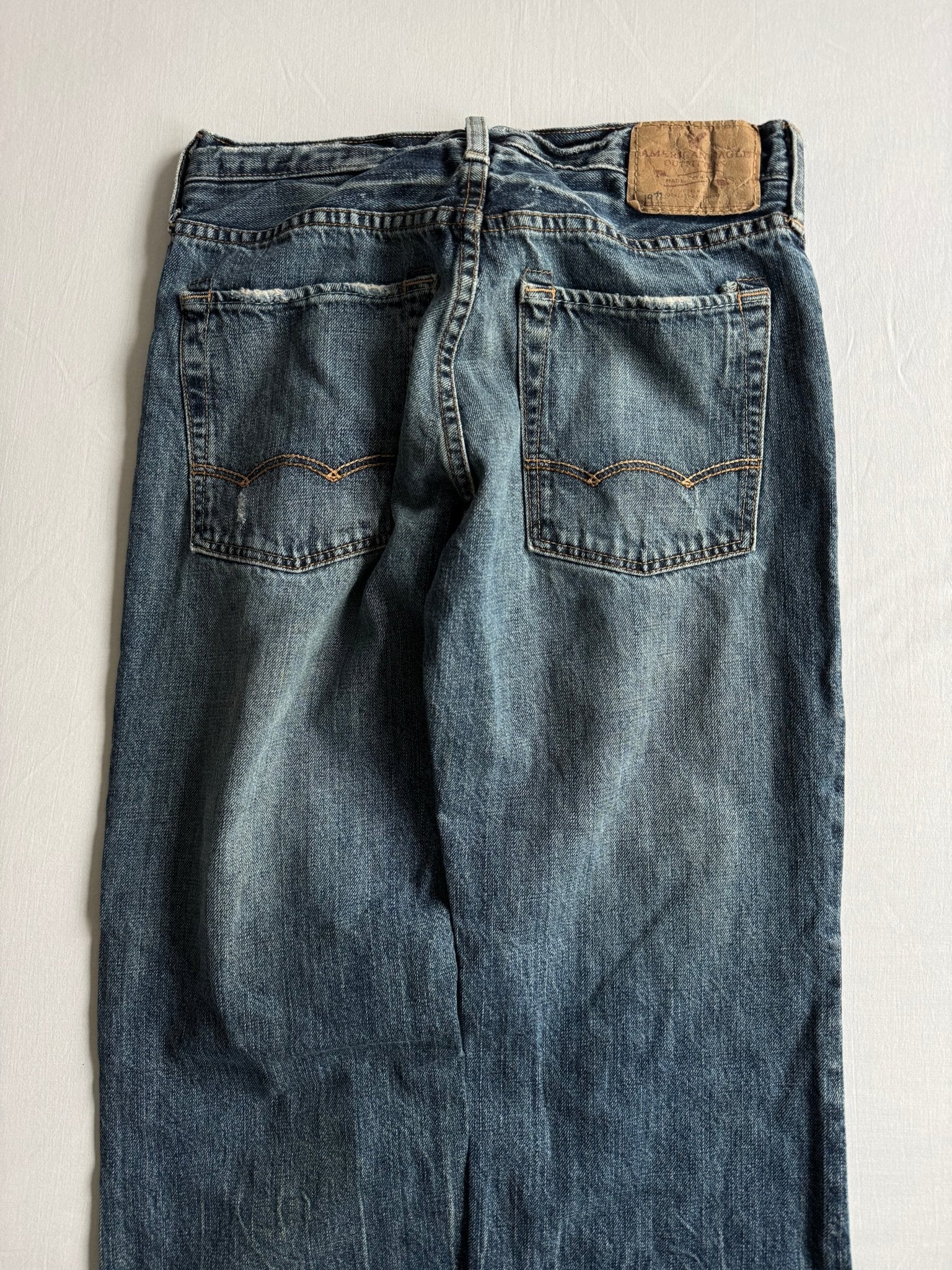 👖 Blugi Y2K American Eagle Low Rise Bootcut – W28 x L28 / EU 36 - anbracaminte