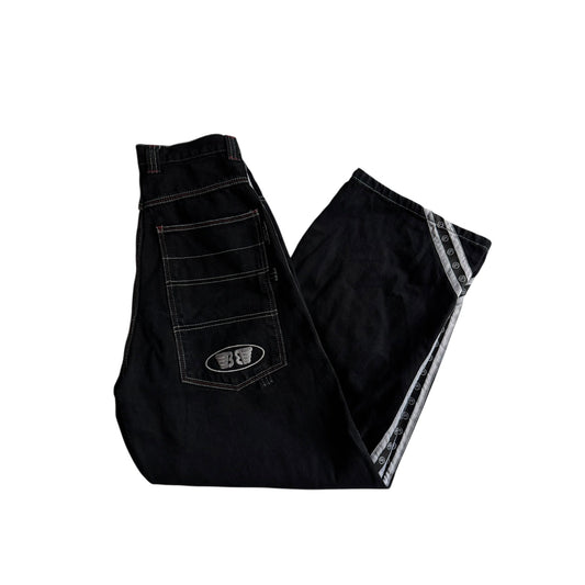🛹 Blugi Y2K Berny’s Black Skater – Baggy Fit – US 27 - anbracaminte