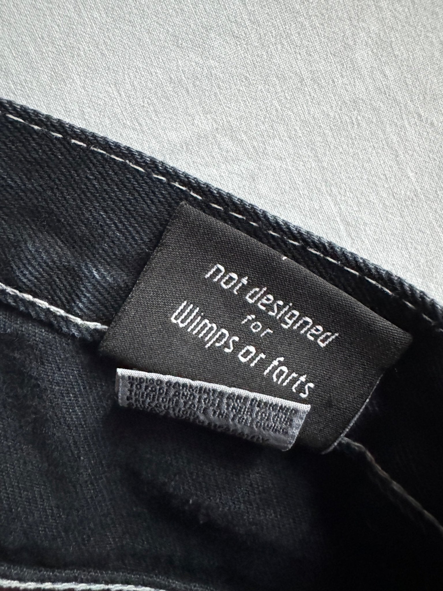 🛹 Blugi Y2K Berny’s Black Skater – Baggy Fit – US 27 - anbracaminte